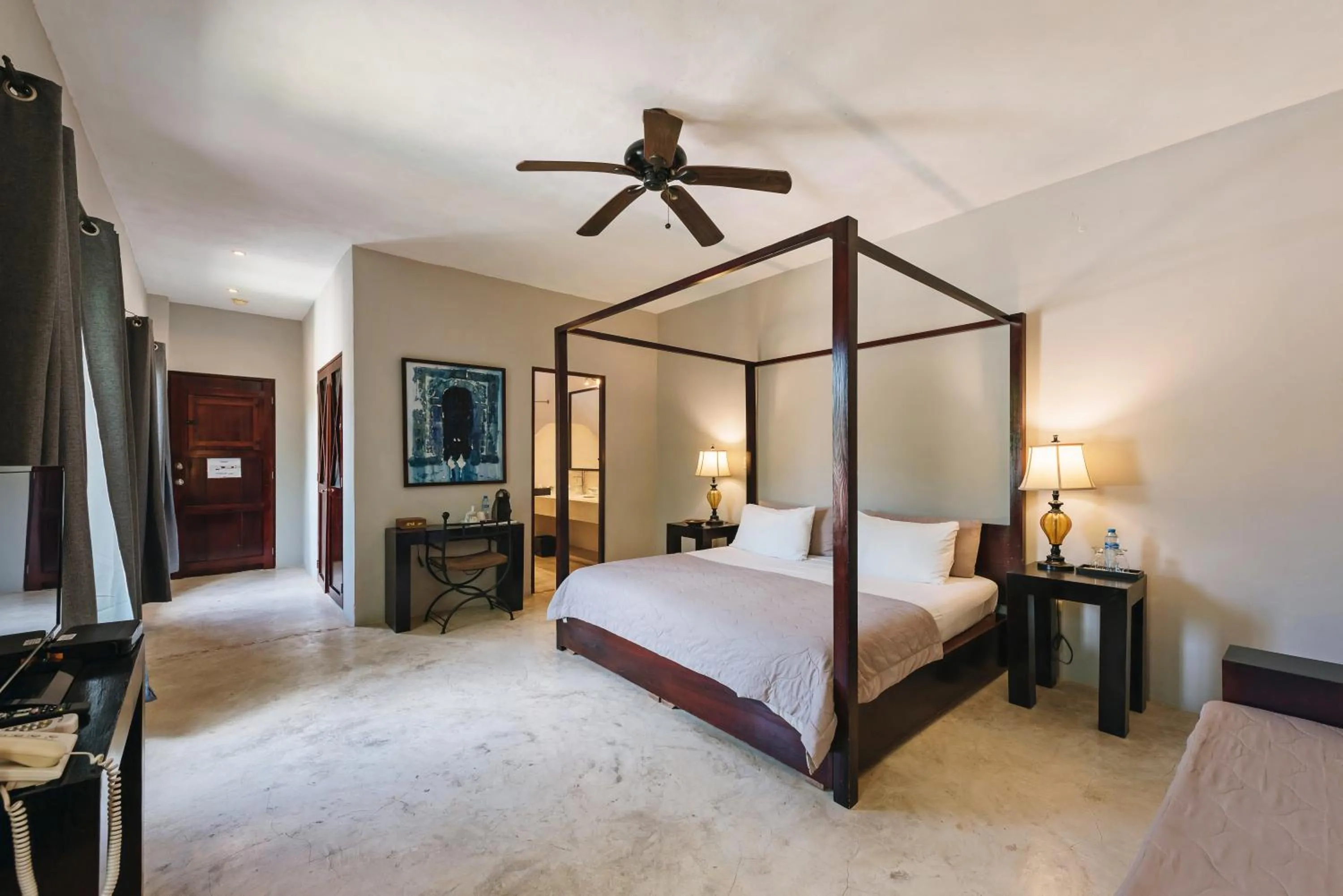 Bed in Hotel Hacienda Mérida VIP