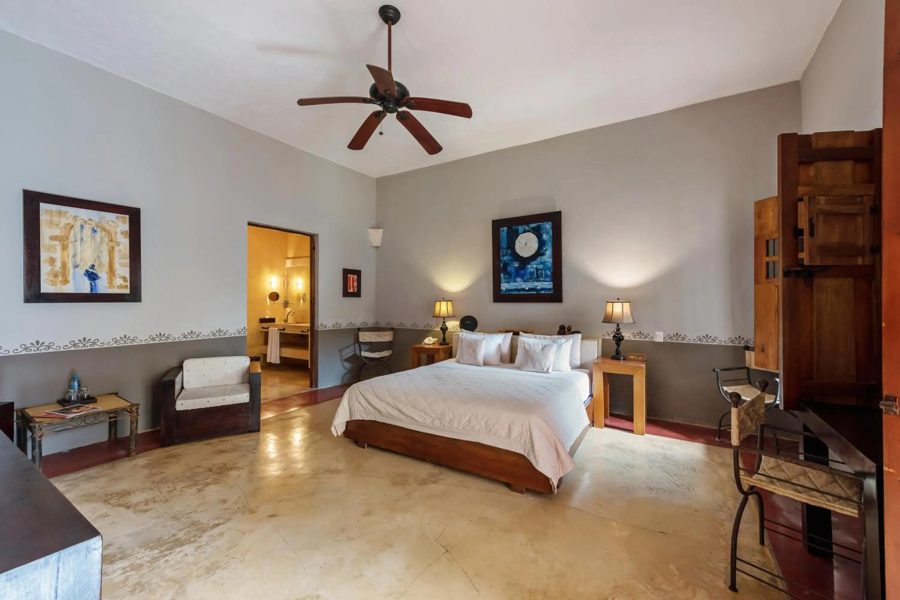 Bed in Hotel Hacienda Mérida VIP