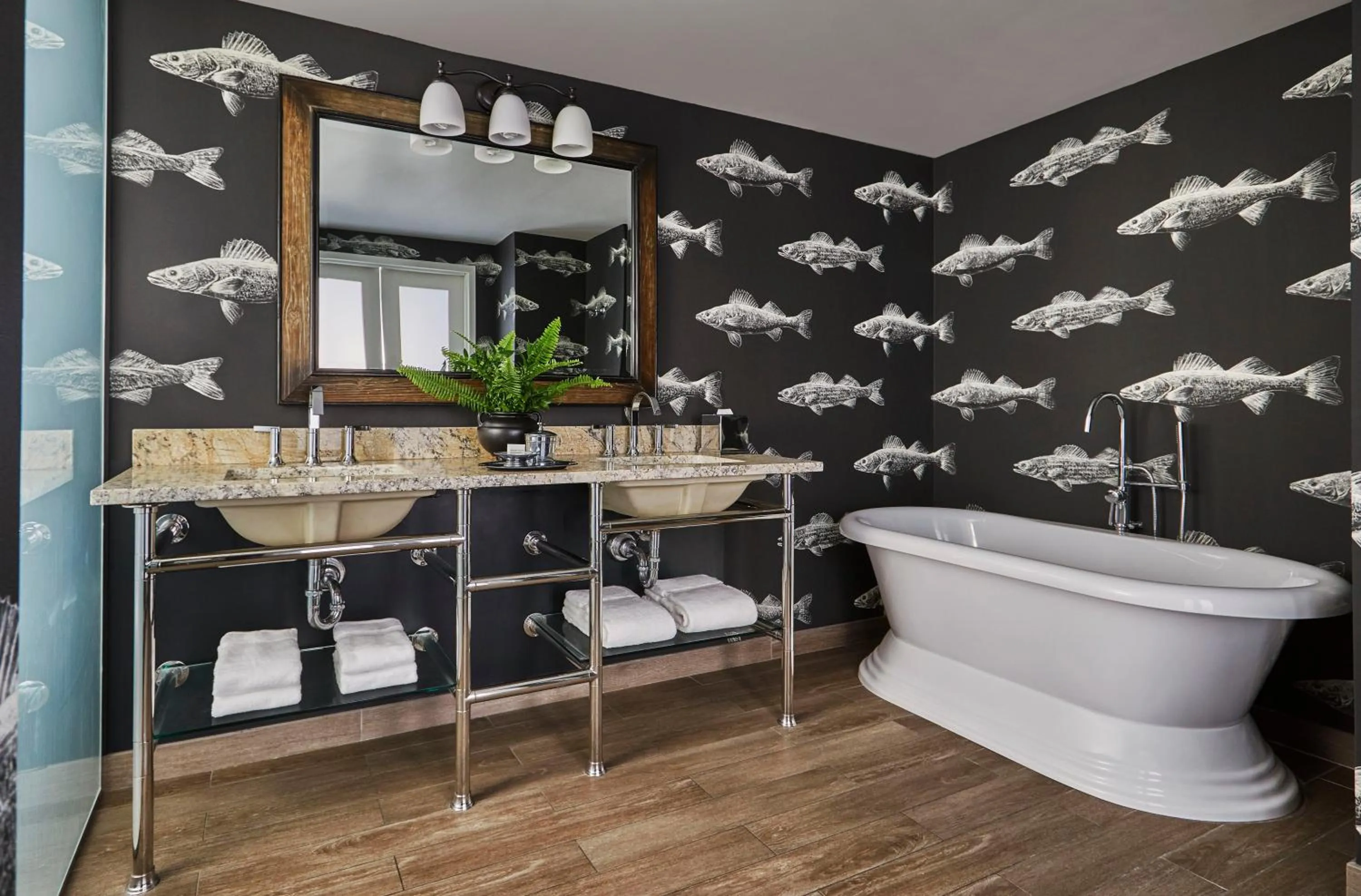 Bathroom in Graduate by Hilton Minneapolis