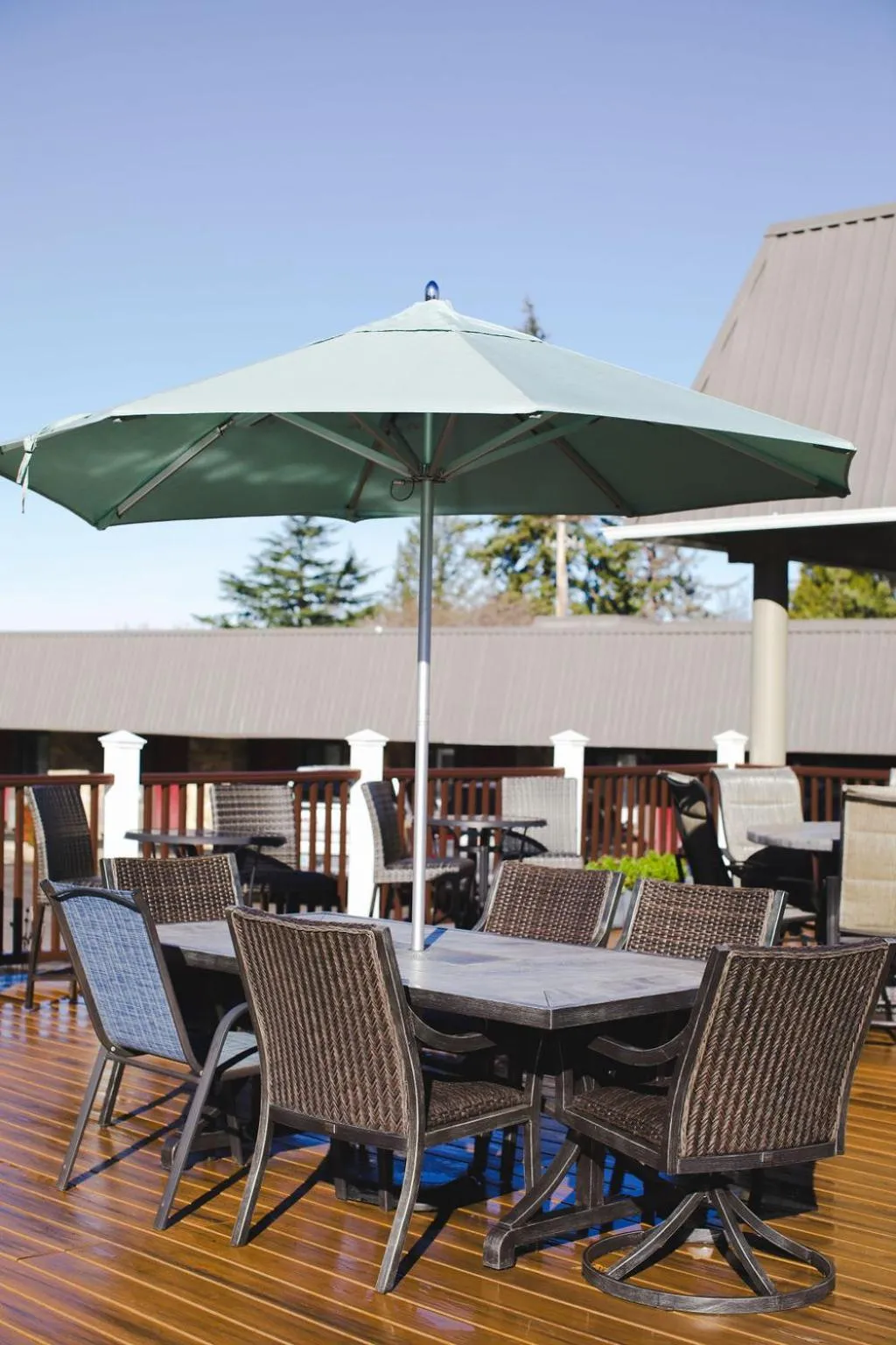 Patio in Flagship Inn of Ashland