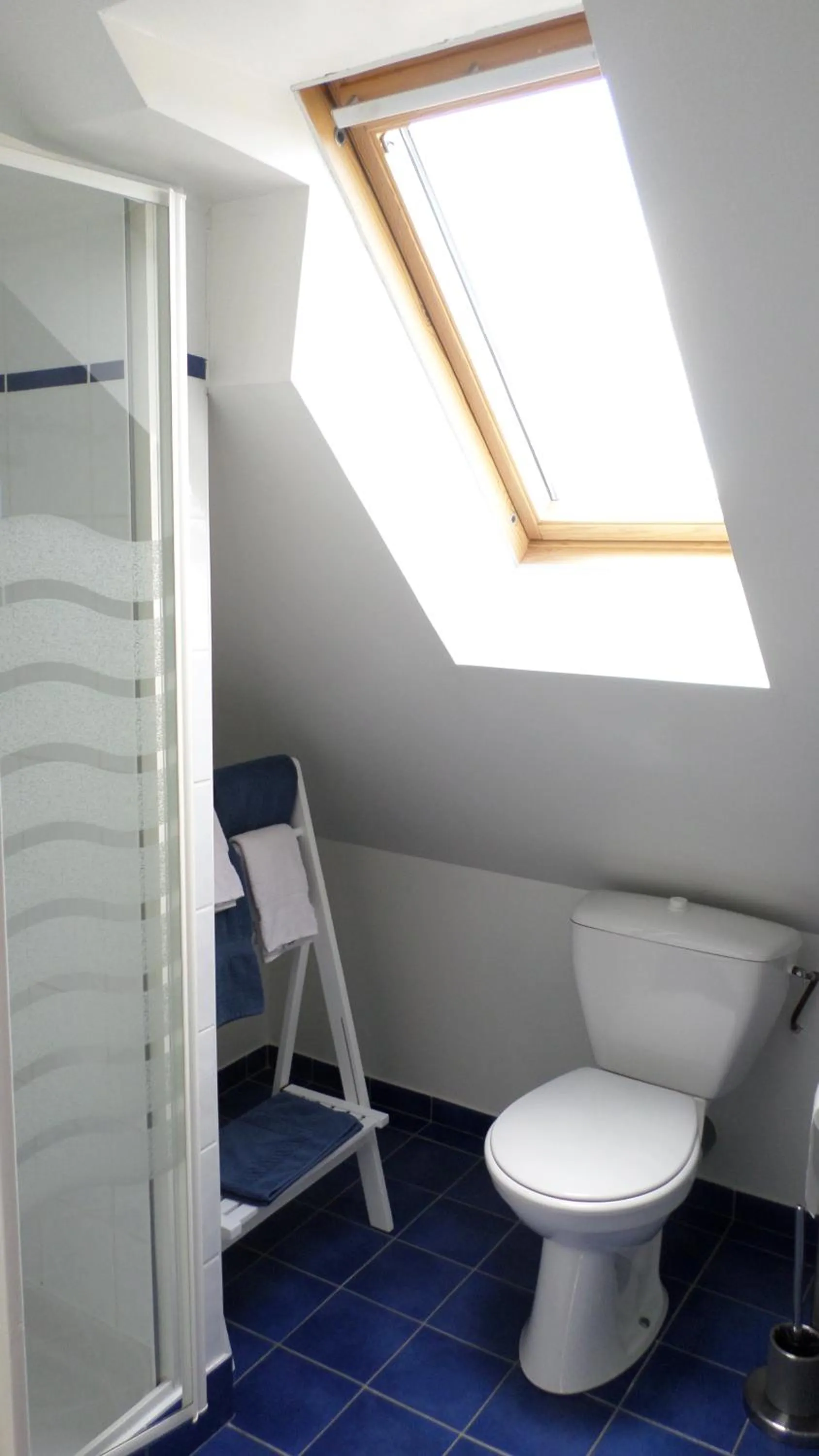 Shower in Chambres d'Hôtes La Rompardais