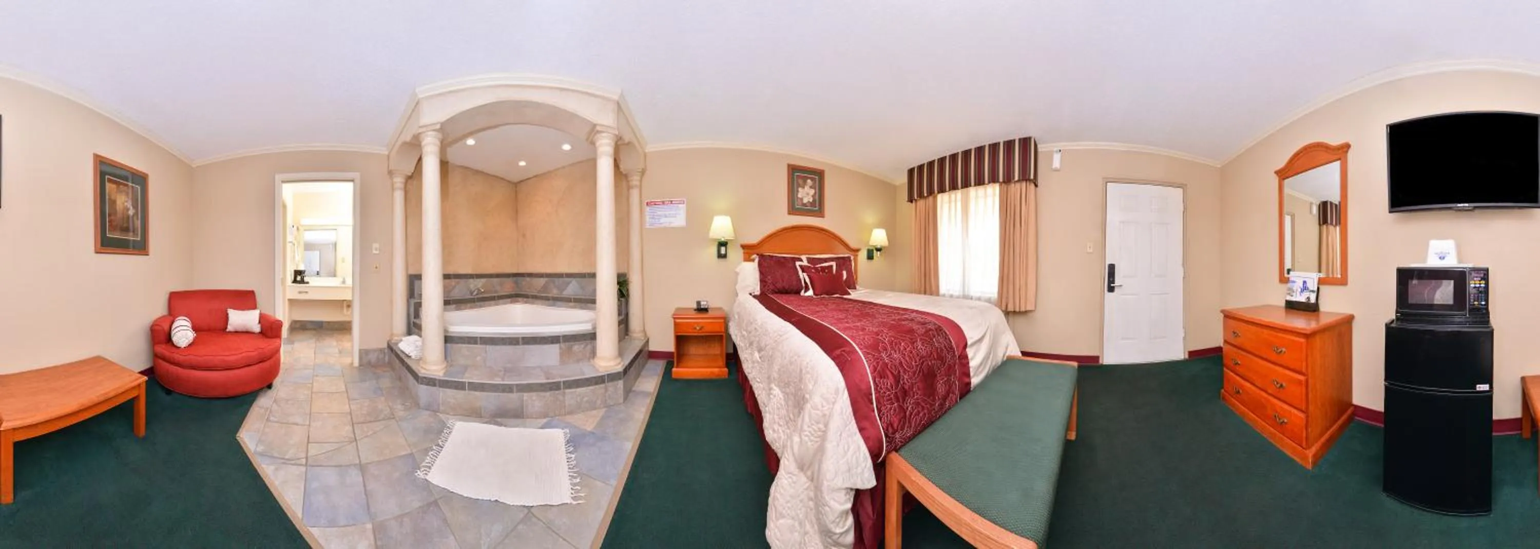 Decorative detail in Americas Best Value Inn Lubbock East