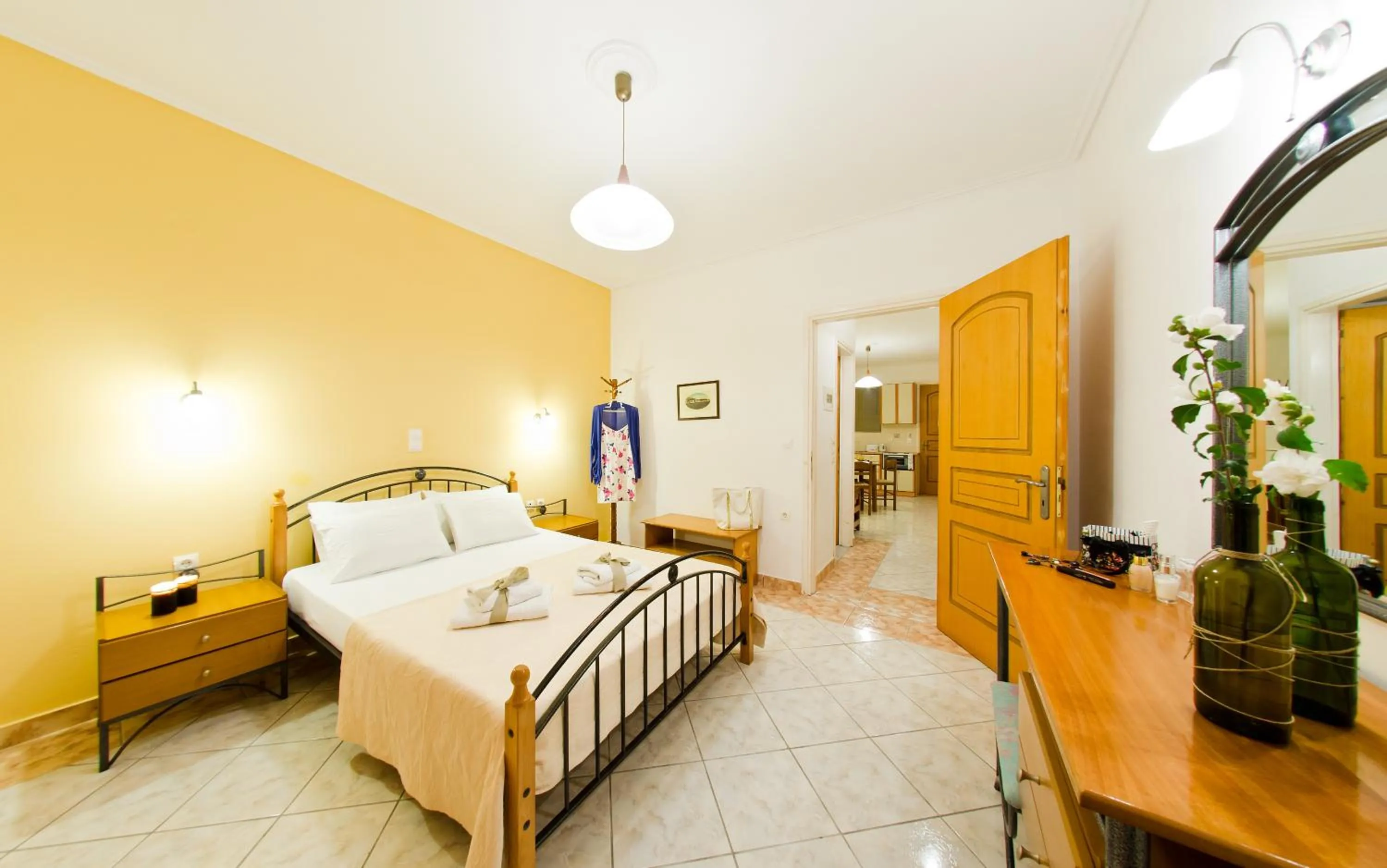 Bed in Remezzo Studios & Apartments