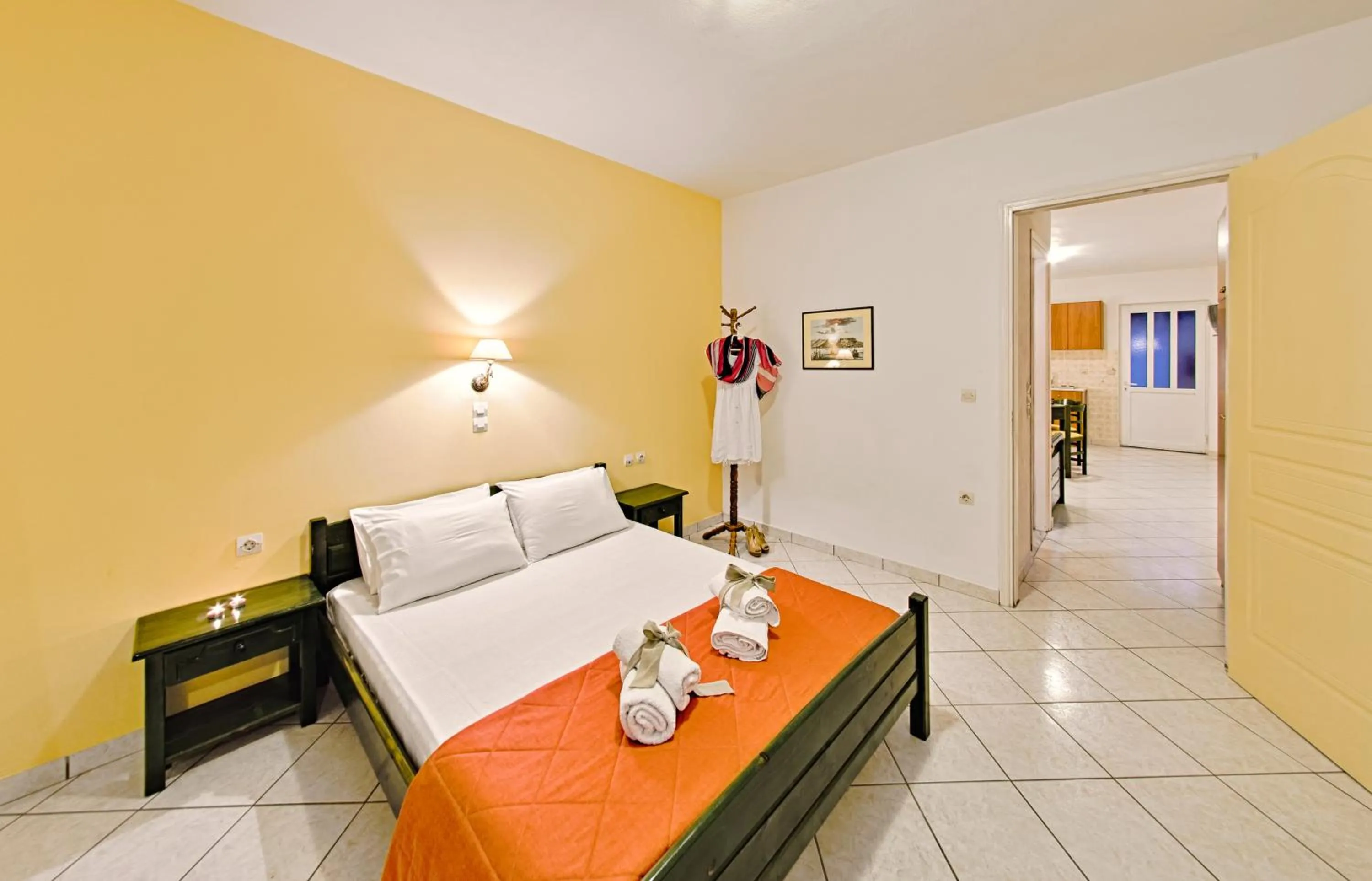 Bed in Remezzo Studios & Apartments