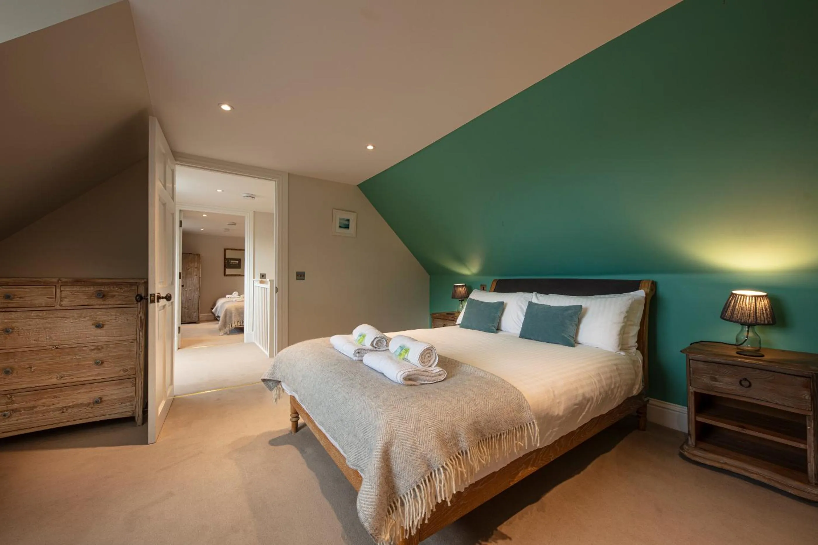 Bed in Dunvegan Castle Keepers Cottage