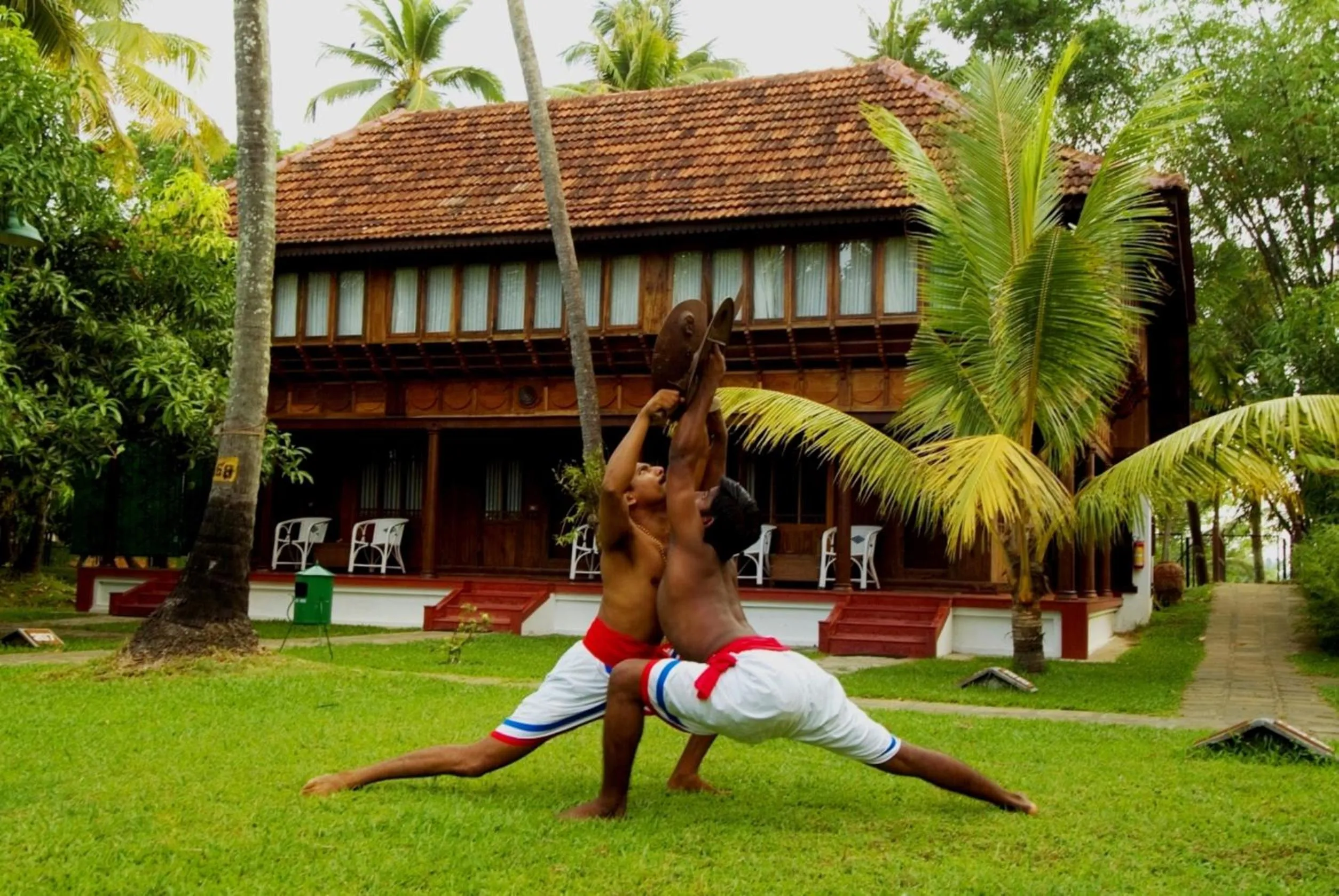 People in Coconut Lagoon Kumarakom - A CGH Earth Experience