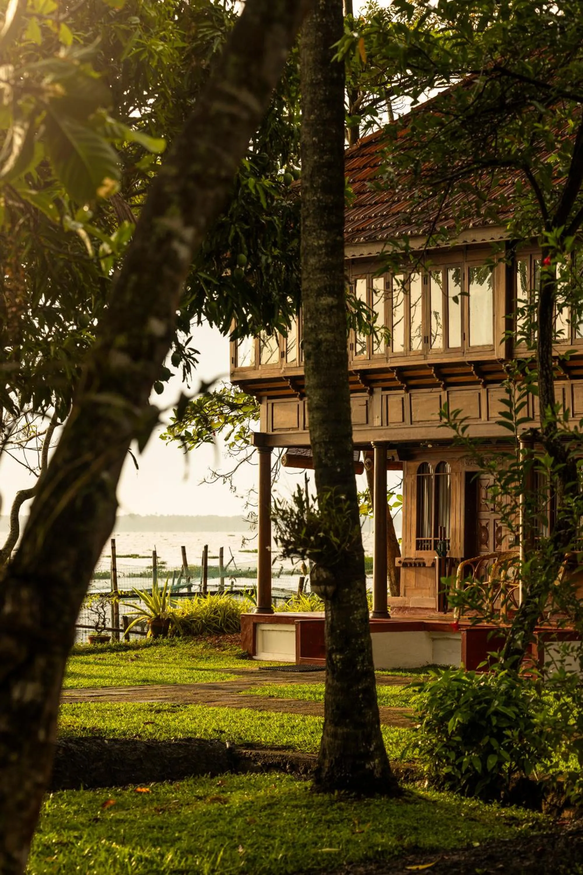 Natural landscape in Coconut Lagoon Kumarakom - A CGH Earth Experience