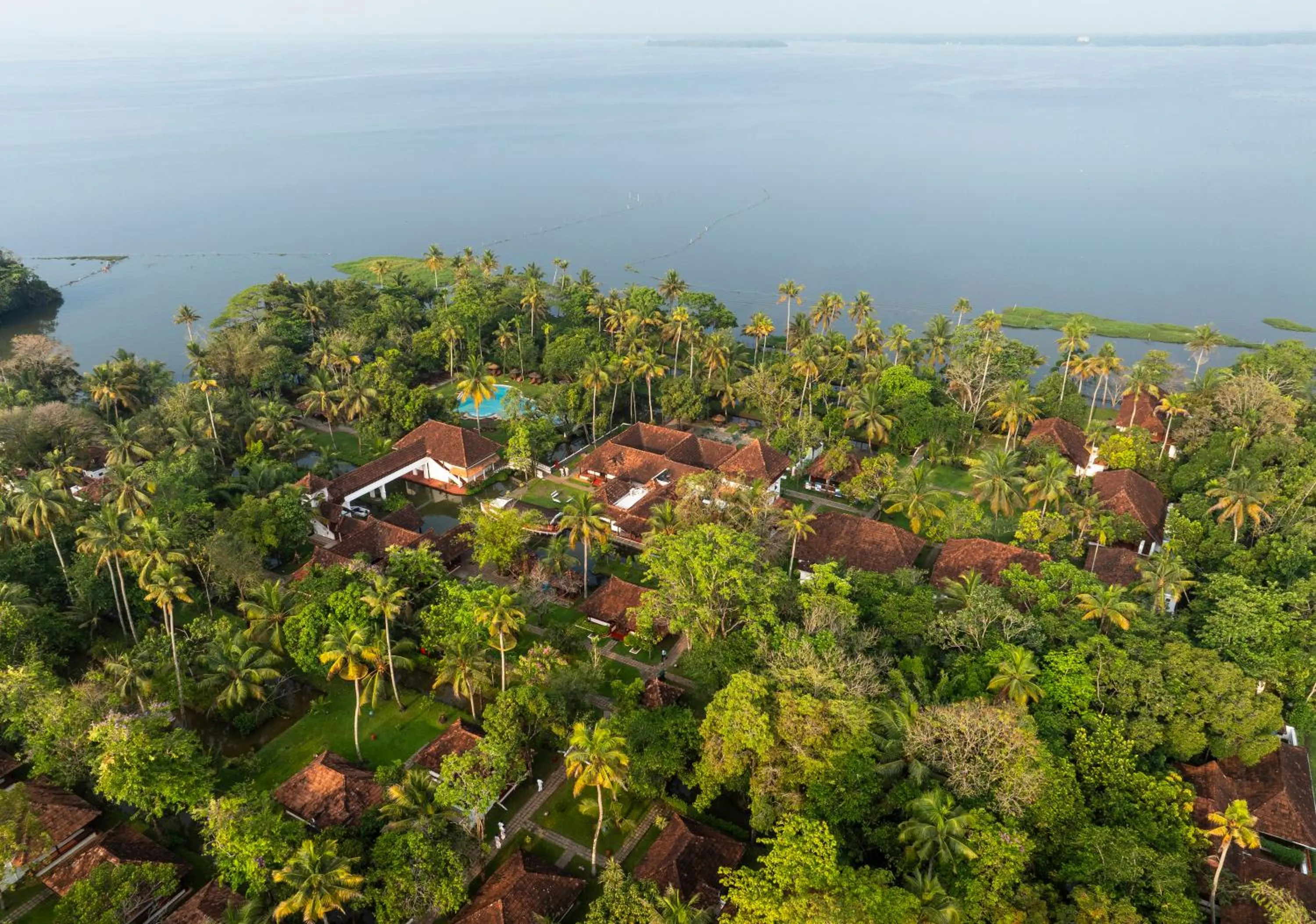 Natural landscape in Coconut Lagoon Kumarakom - A CGH Earth Experience