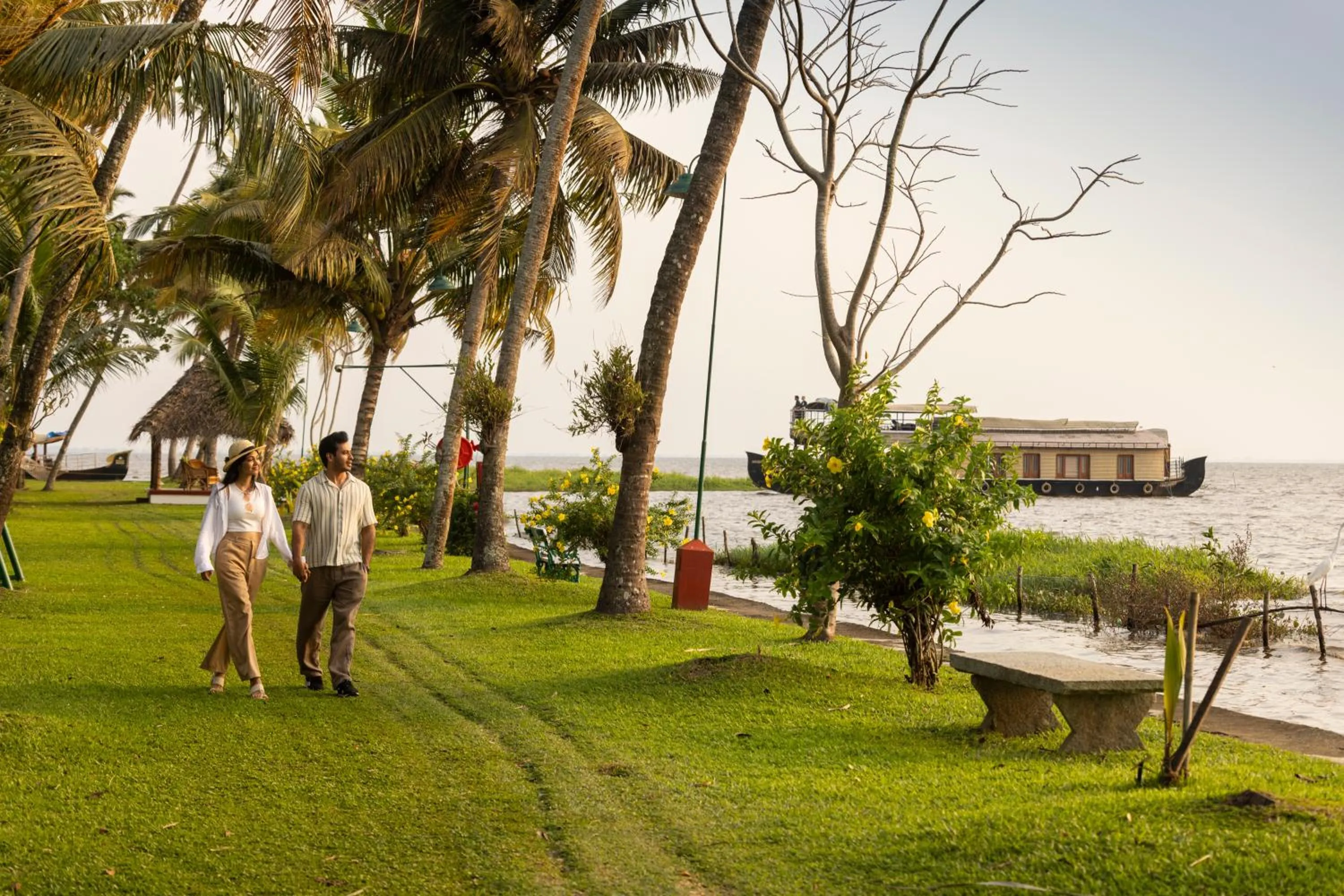 Lake view in Coconut Lagoon Kumarakom - A CGH Earth Experience