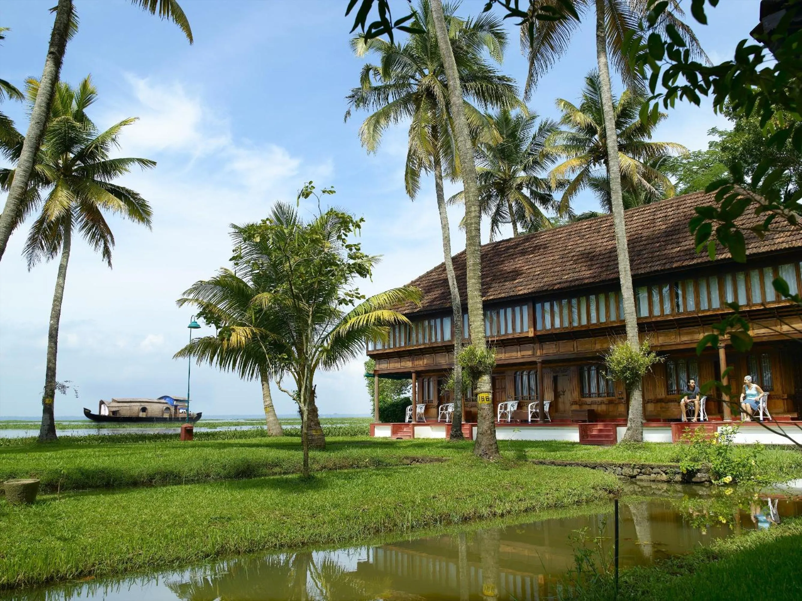 Facade/entrance in Coconut Lagoon Kumarakom - A CGH Earth Experience