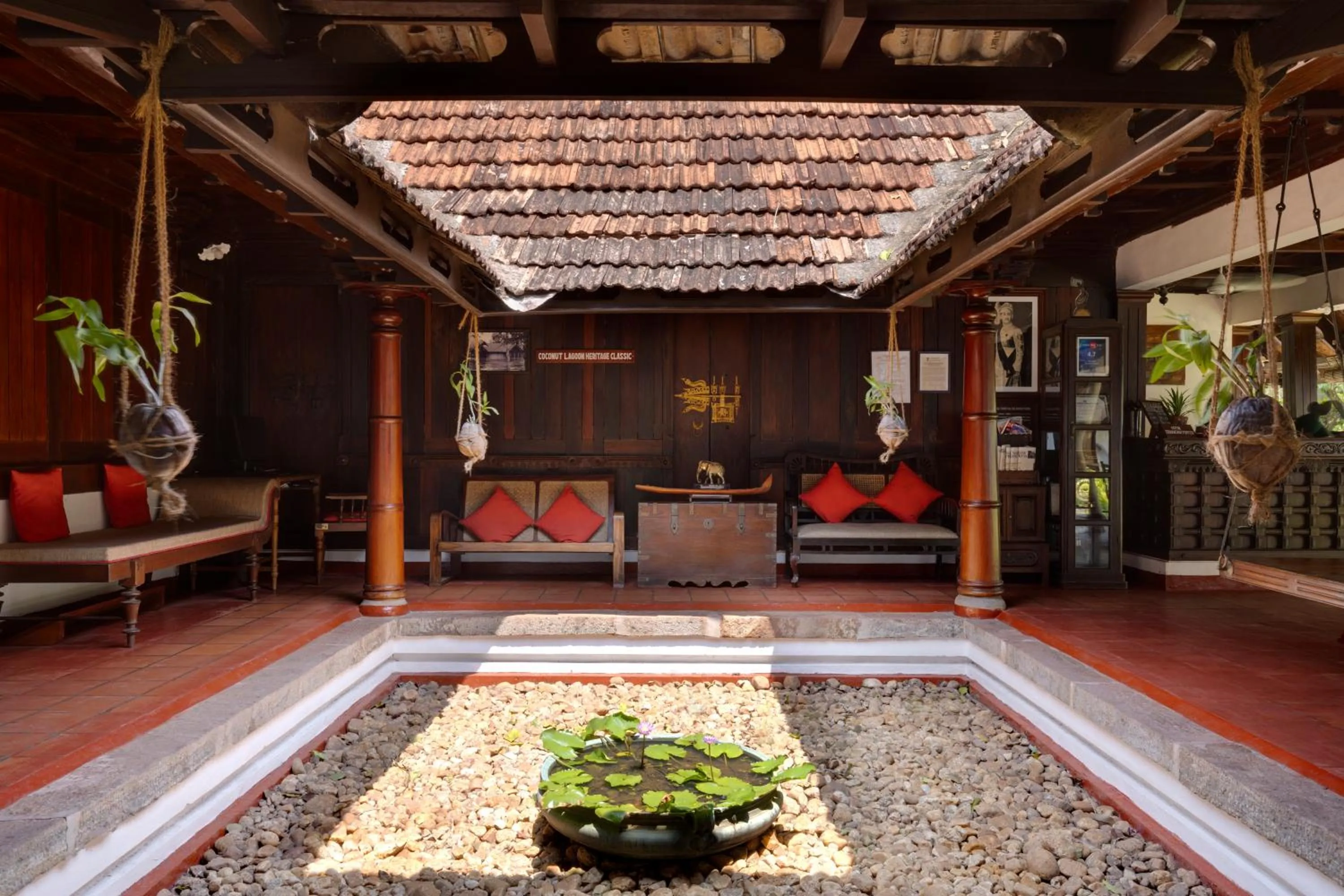 Facade/entrance in Coconut Lagoon Kumarakom - A CGH Earth Experience