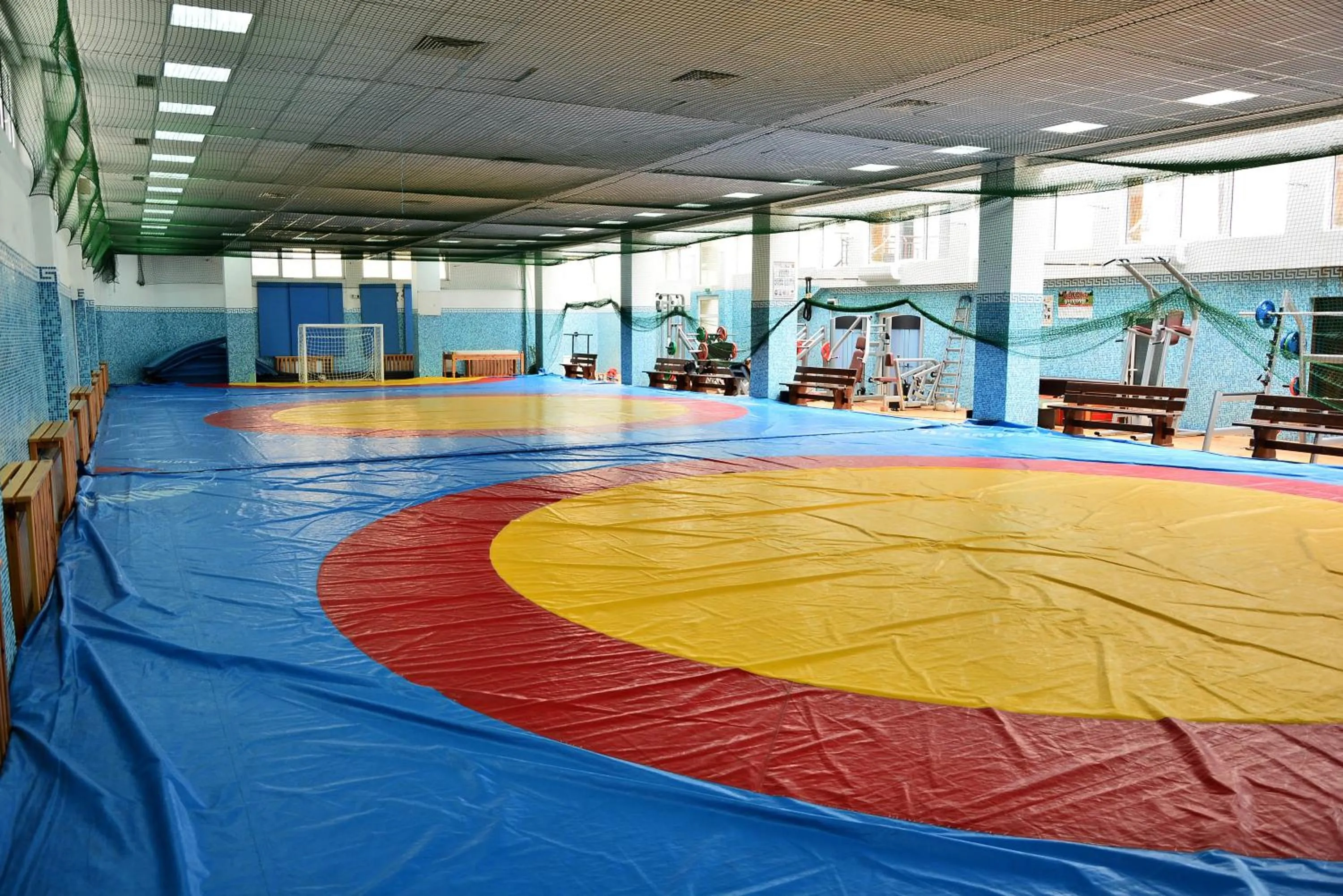 Fitness centre/facilities in Olymp Hotel