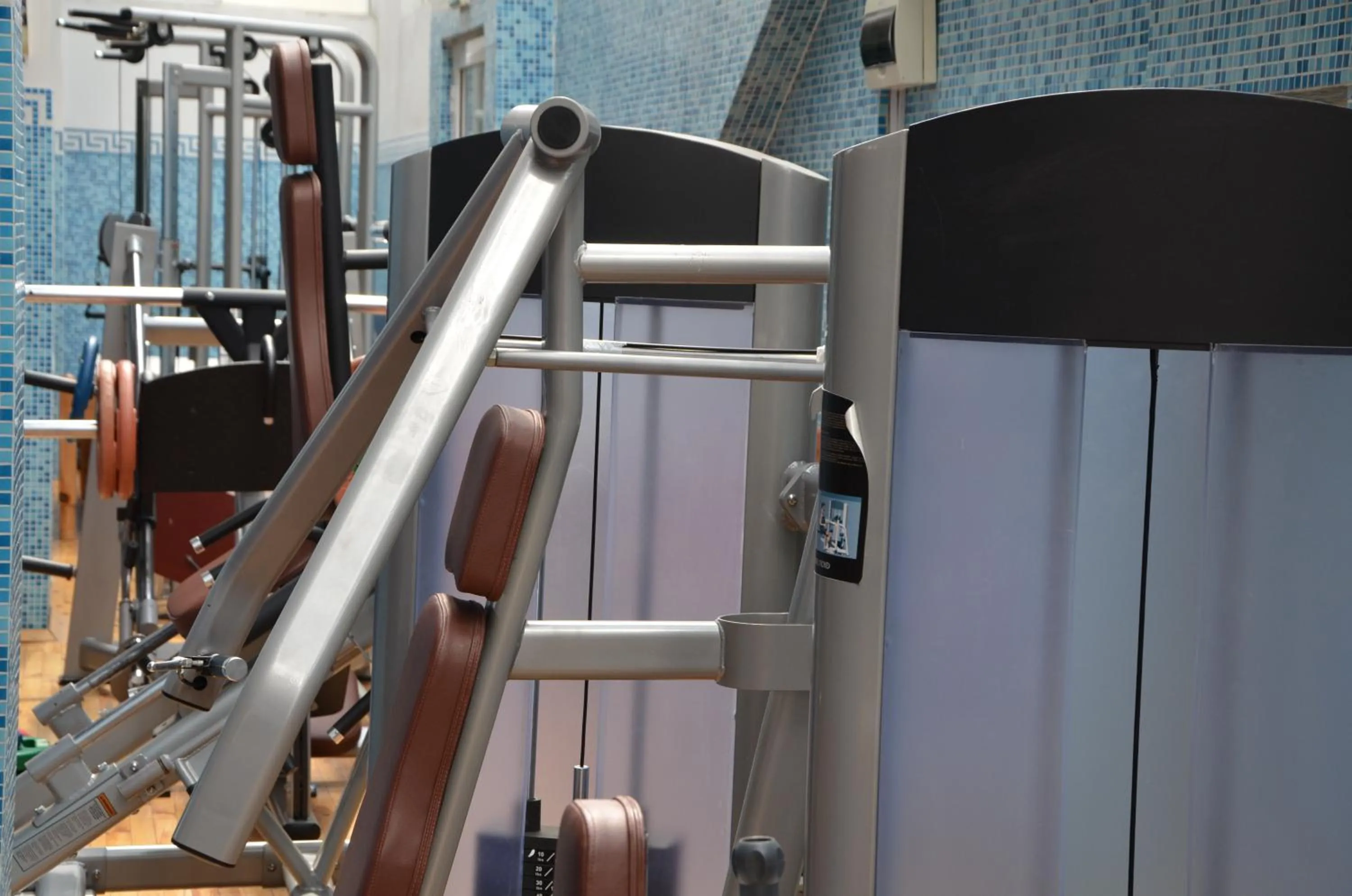 Fitness centre/facilities in Olymp Hotel