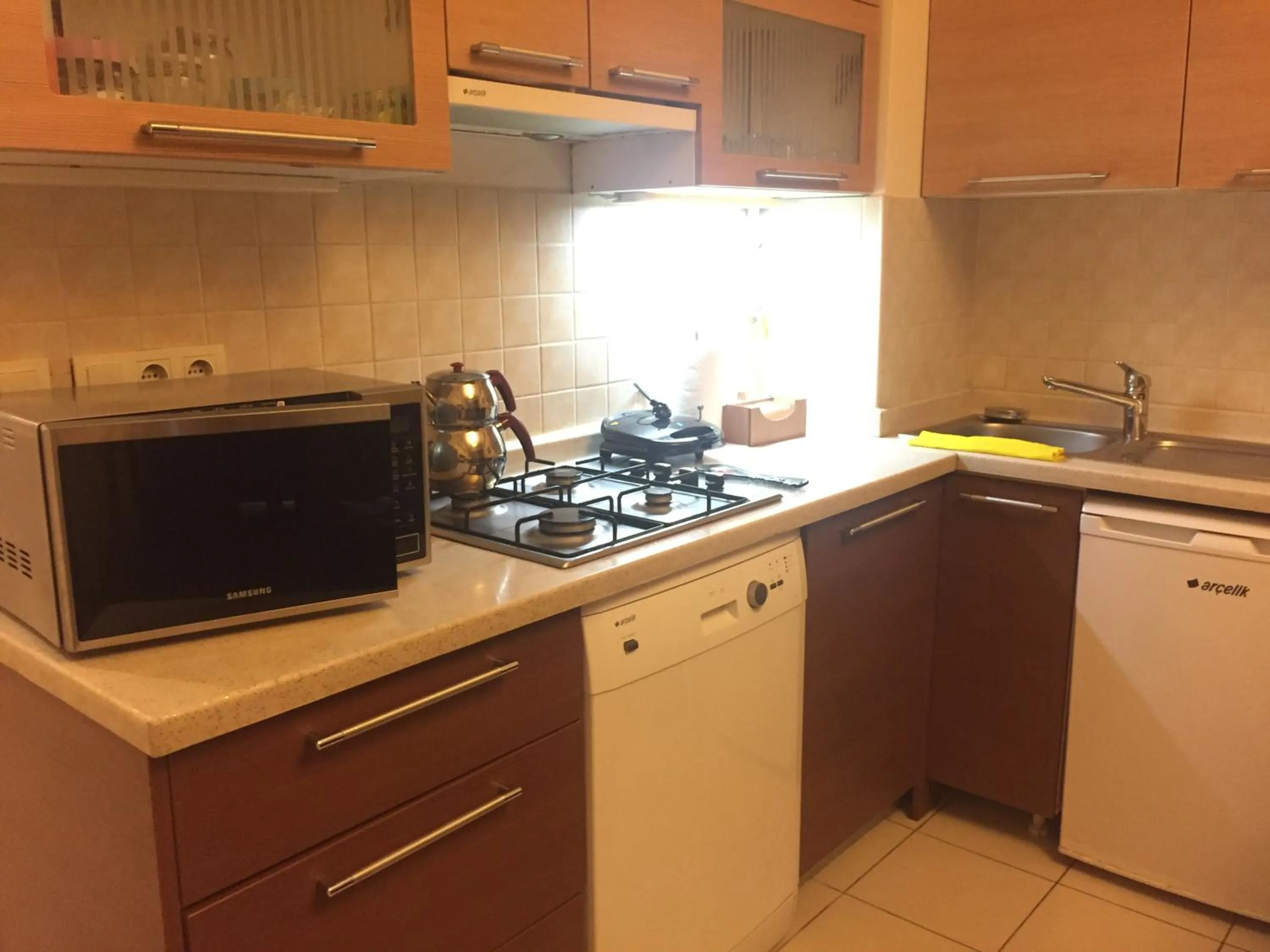 Kitchen or kitchenette in Taksim House Suites