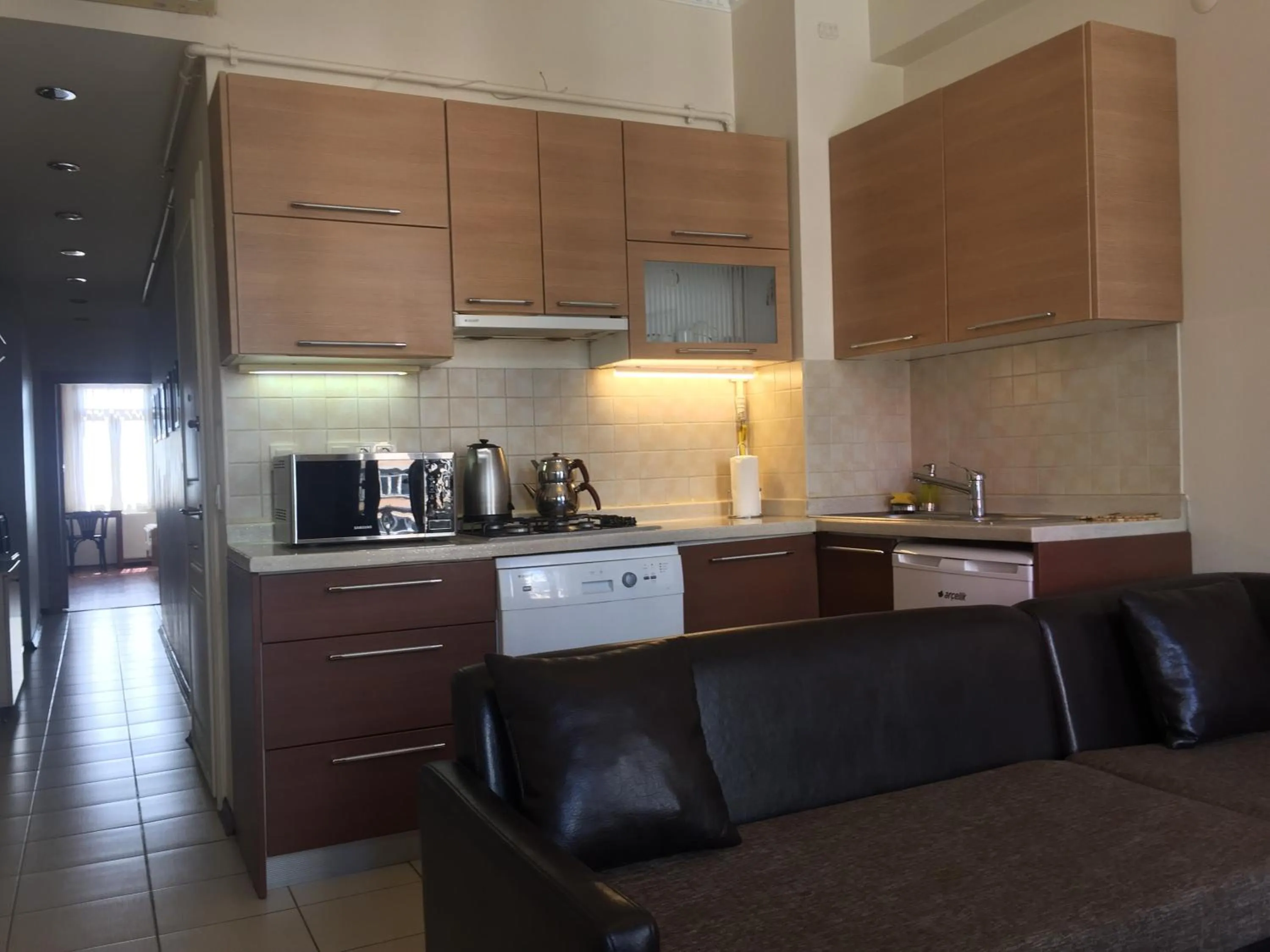 Kitchen or kitchenette in Taksim House Suites