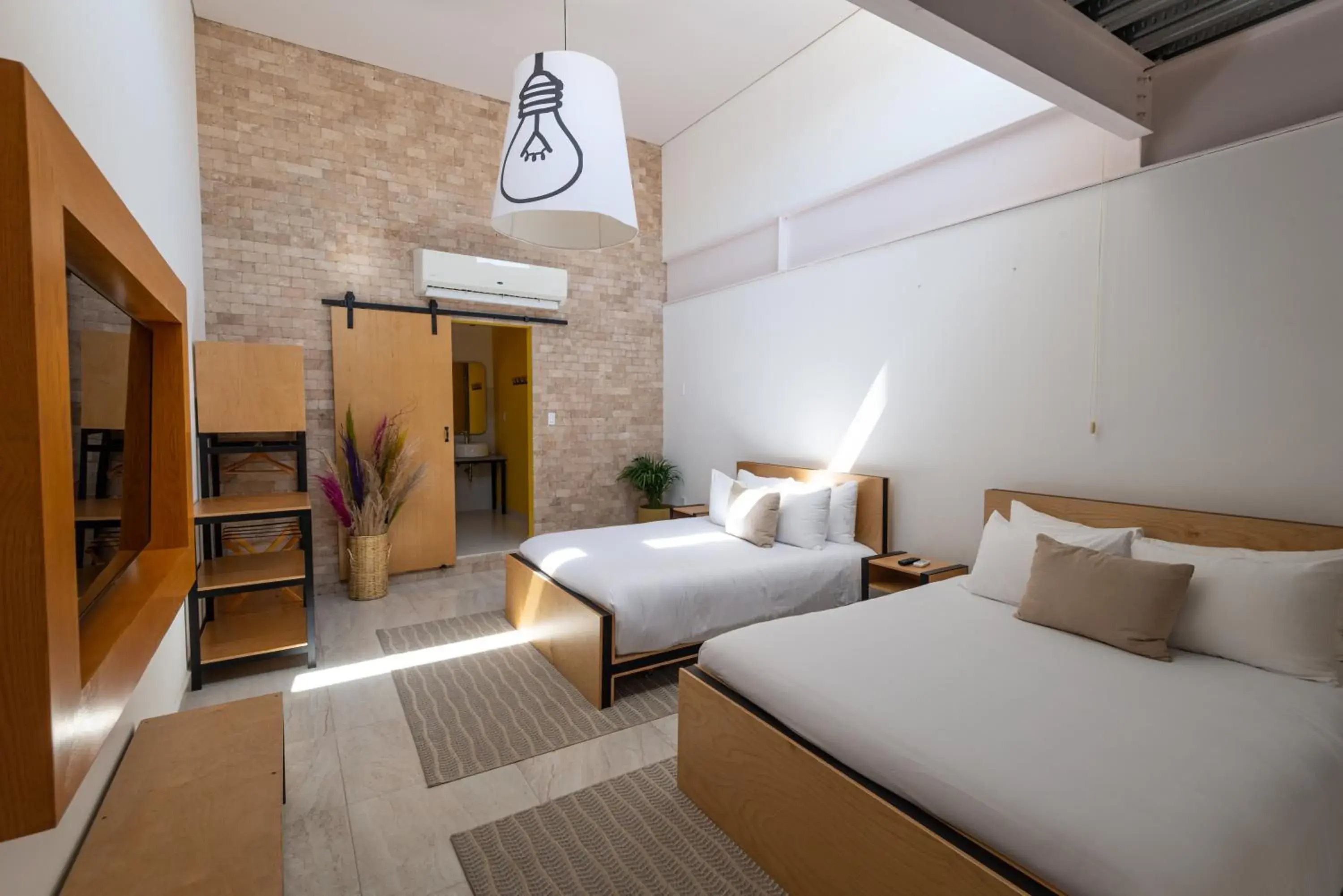 Superior Queen Room with Two Queen Beds in Mayan Monkey Los Cabos - Social Hotel Superior Queen Room with Two Queen Beds in Mayan Monkey Los Cabos - Social Hotel