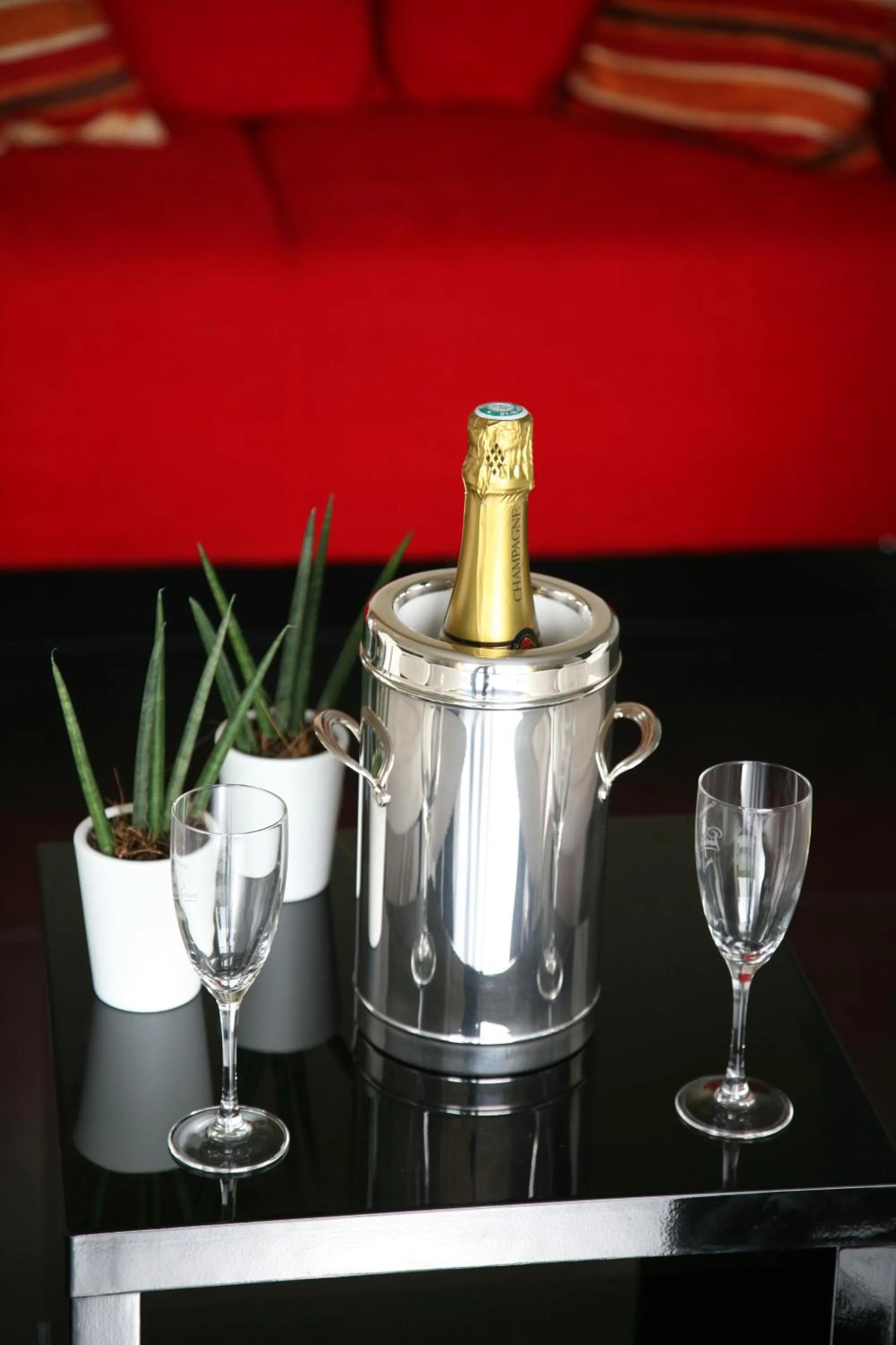 Living room in B&B Kanegem Onverbloemd