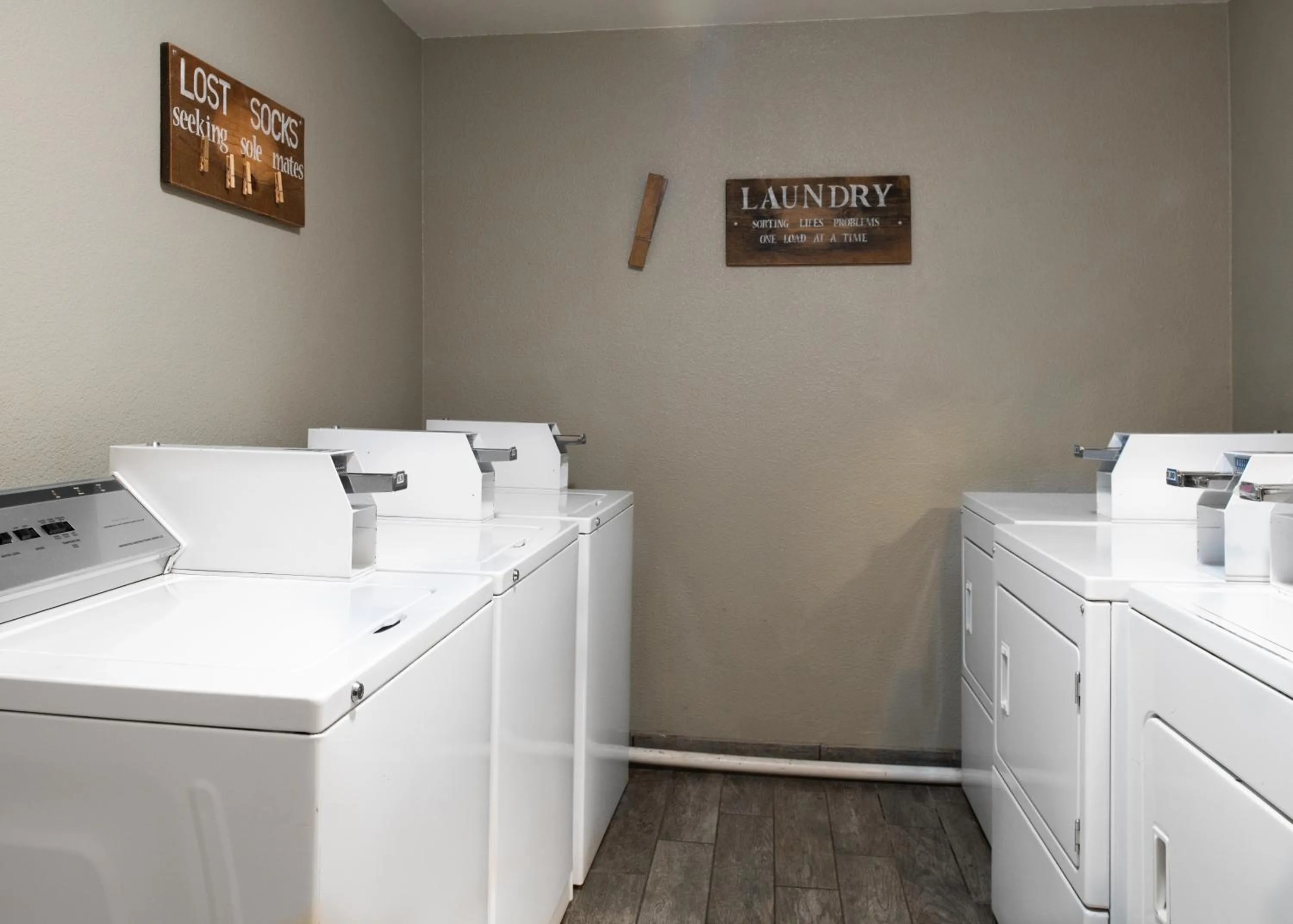 laundry in Buck Meadows Lodge