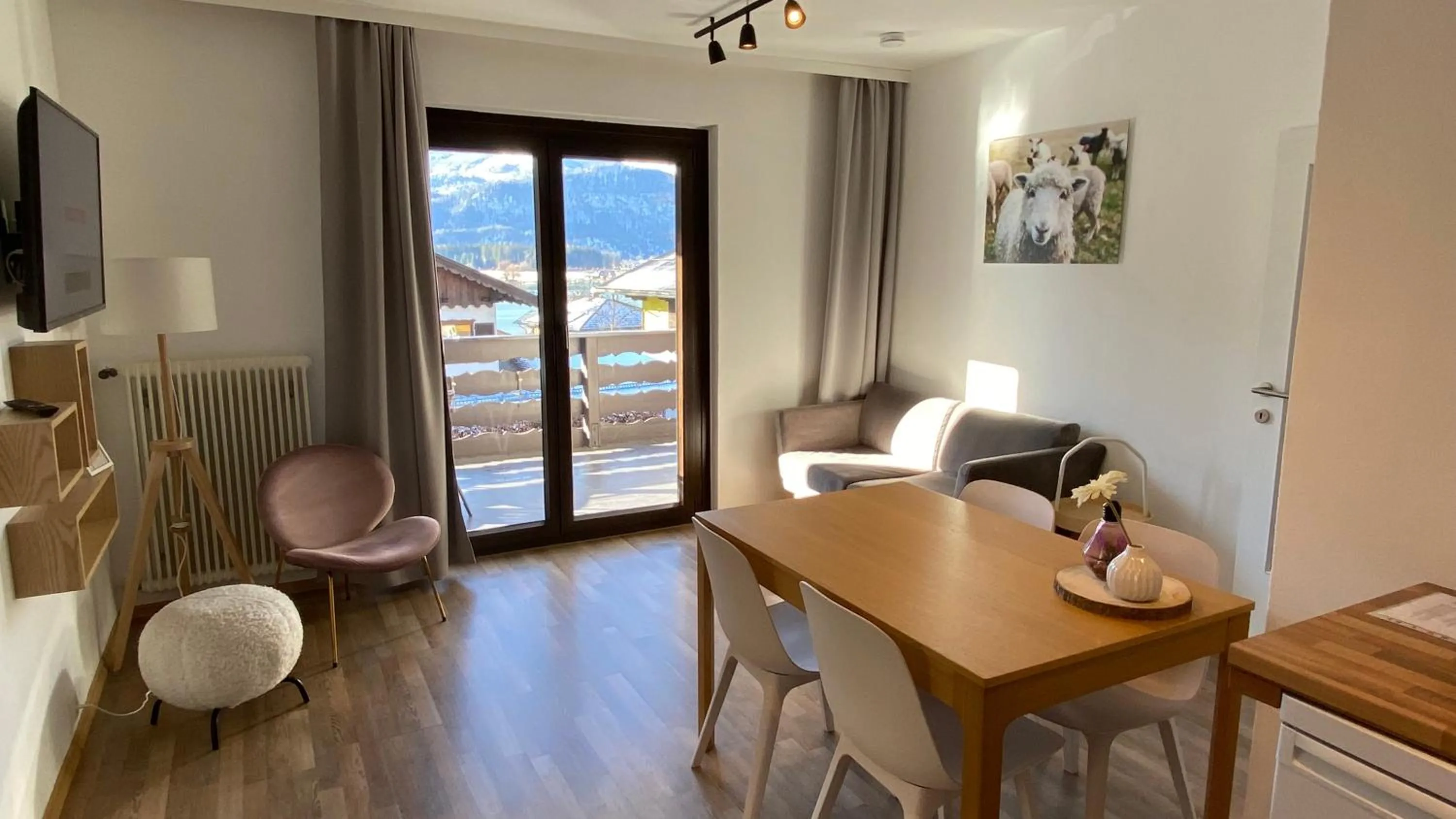 Living room in Wolf & Schaf Apartments