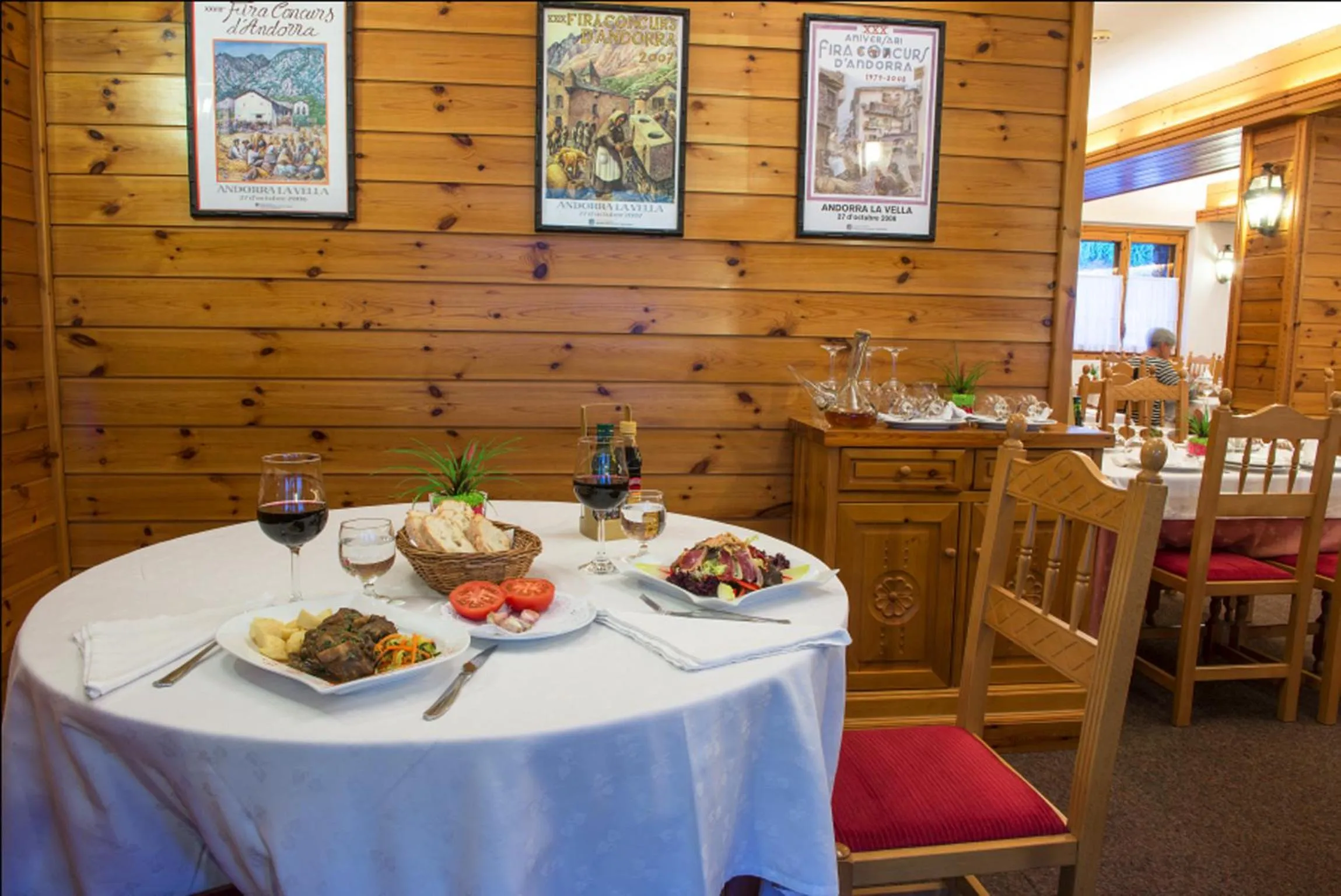 Food and drinks in Hotel del Tarter