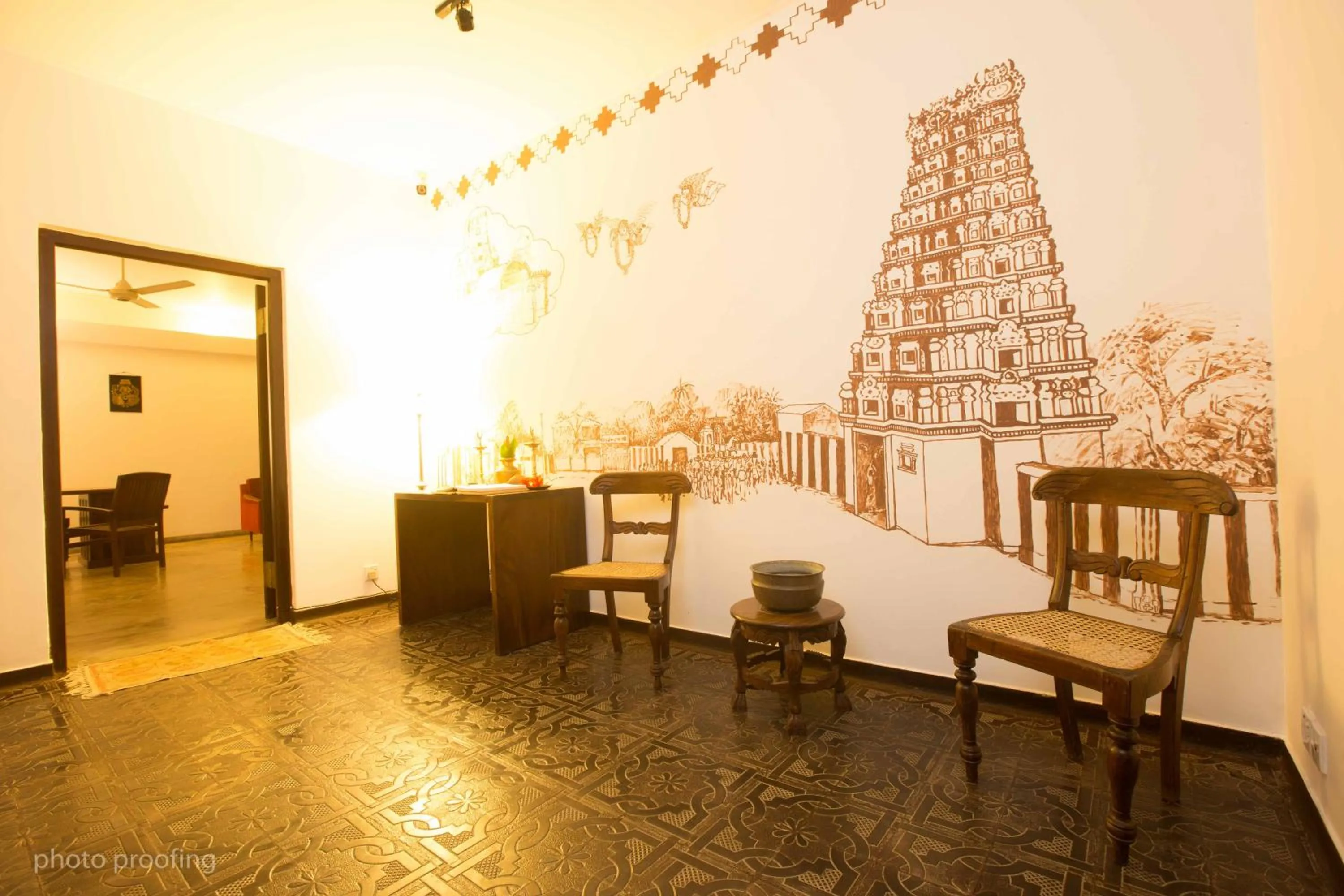Lobby or reception in Jaffna Heritage Villa