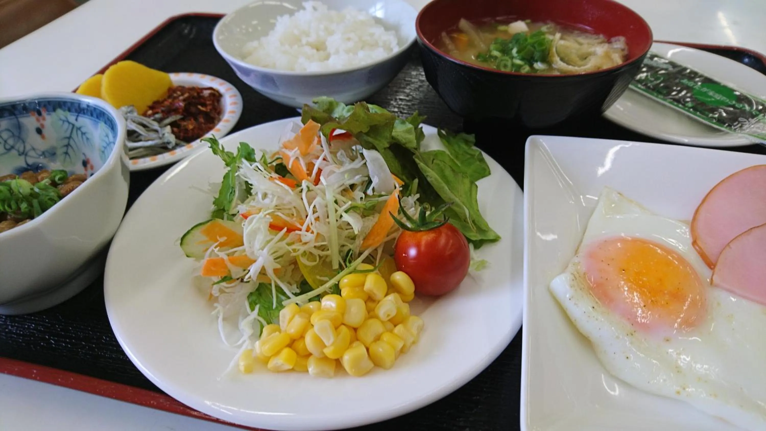 Asian breakfast in Hotel Taiheiyo