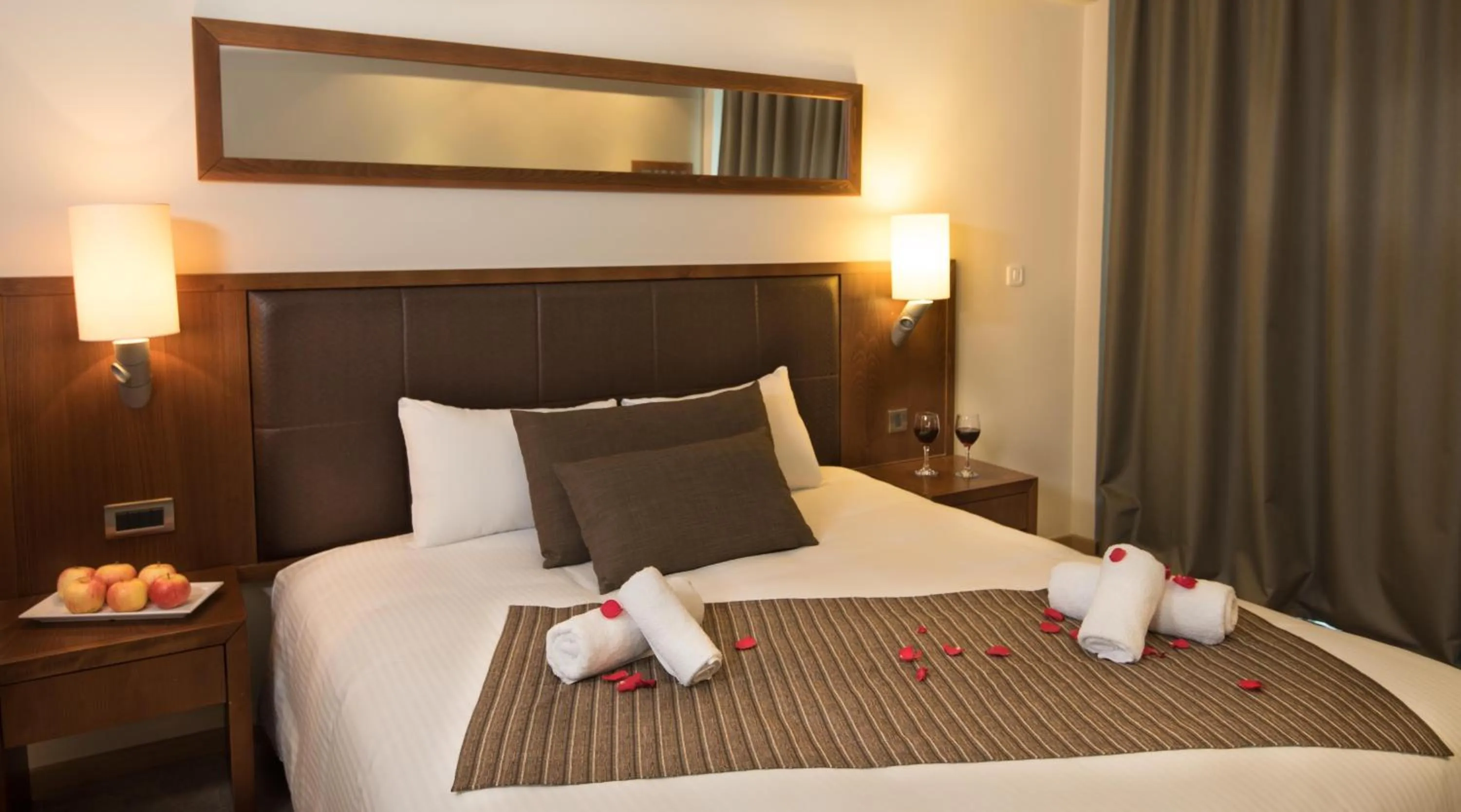 Bed in Rodon Hotel and Resort