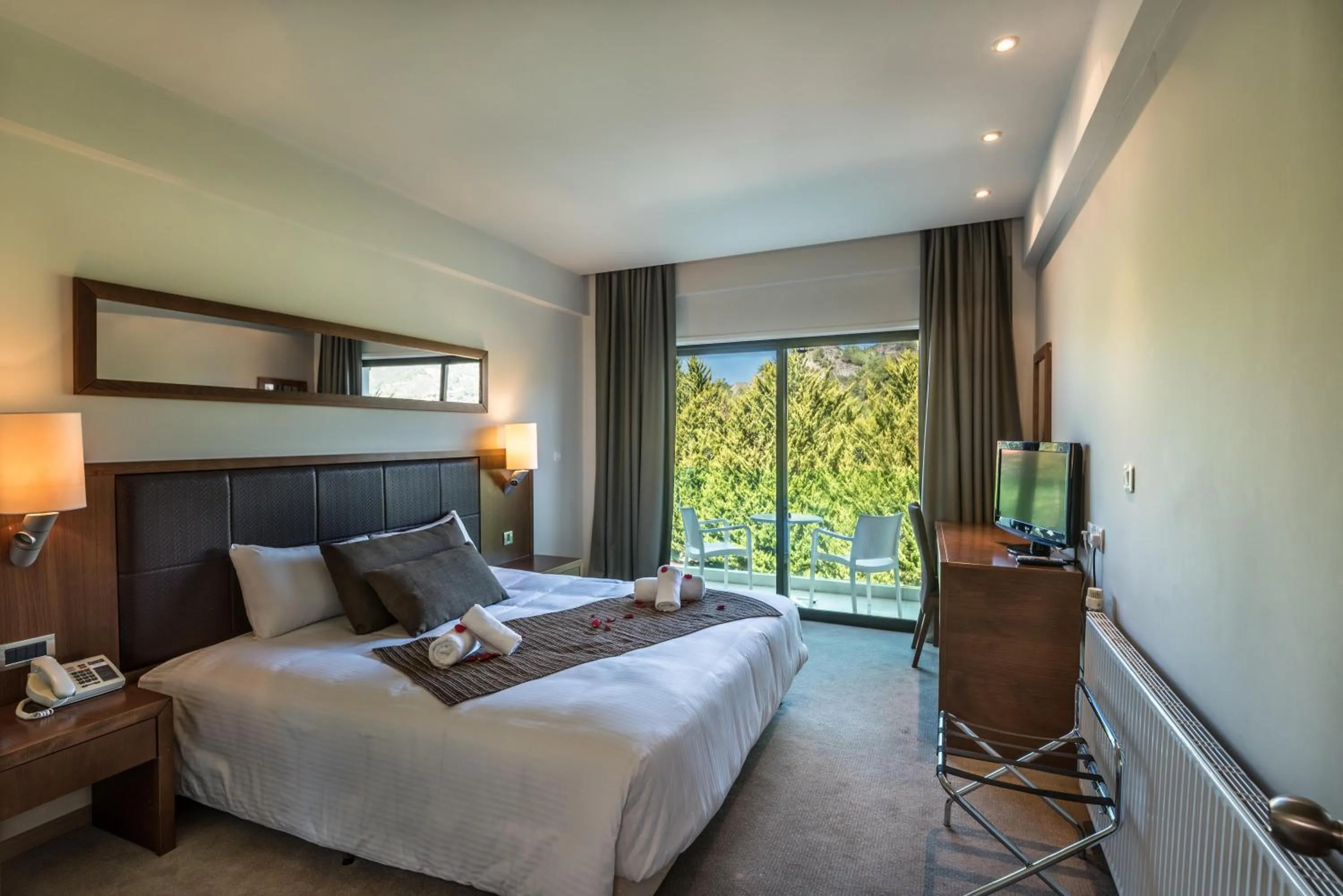 Bed in Rodon Hotel and Resort