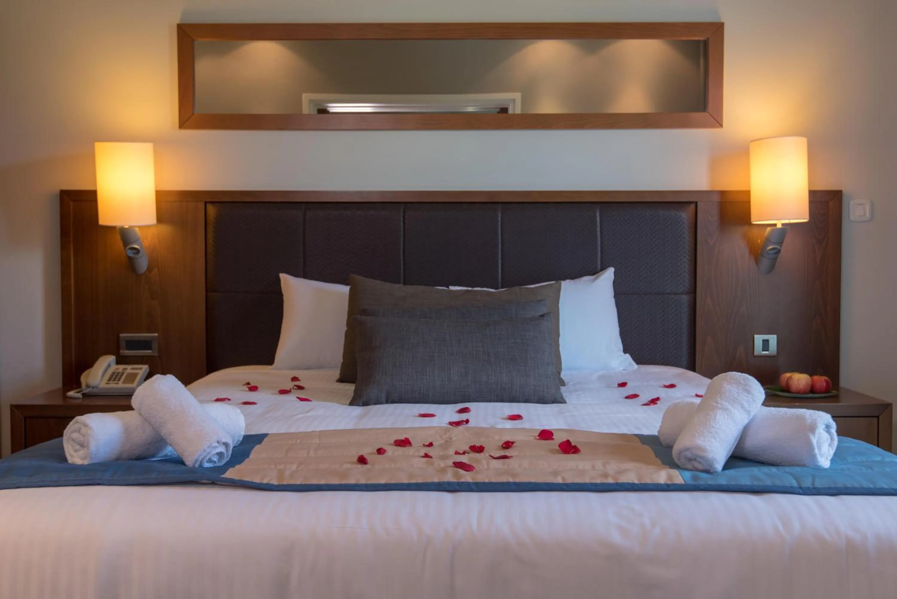 Bed in Rodon Hotel and Resort