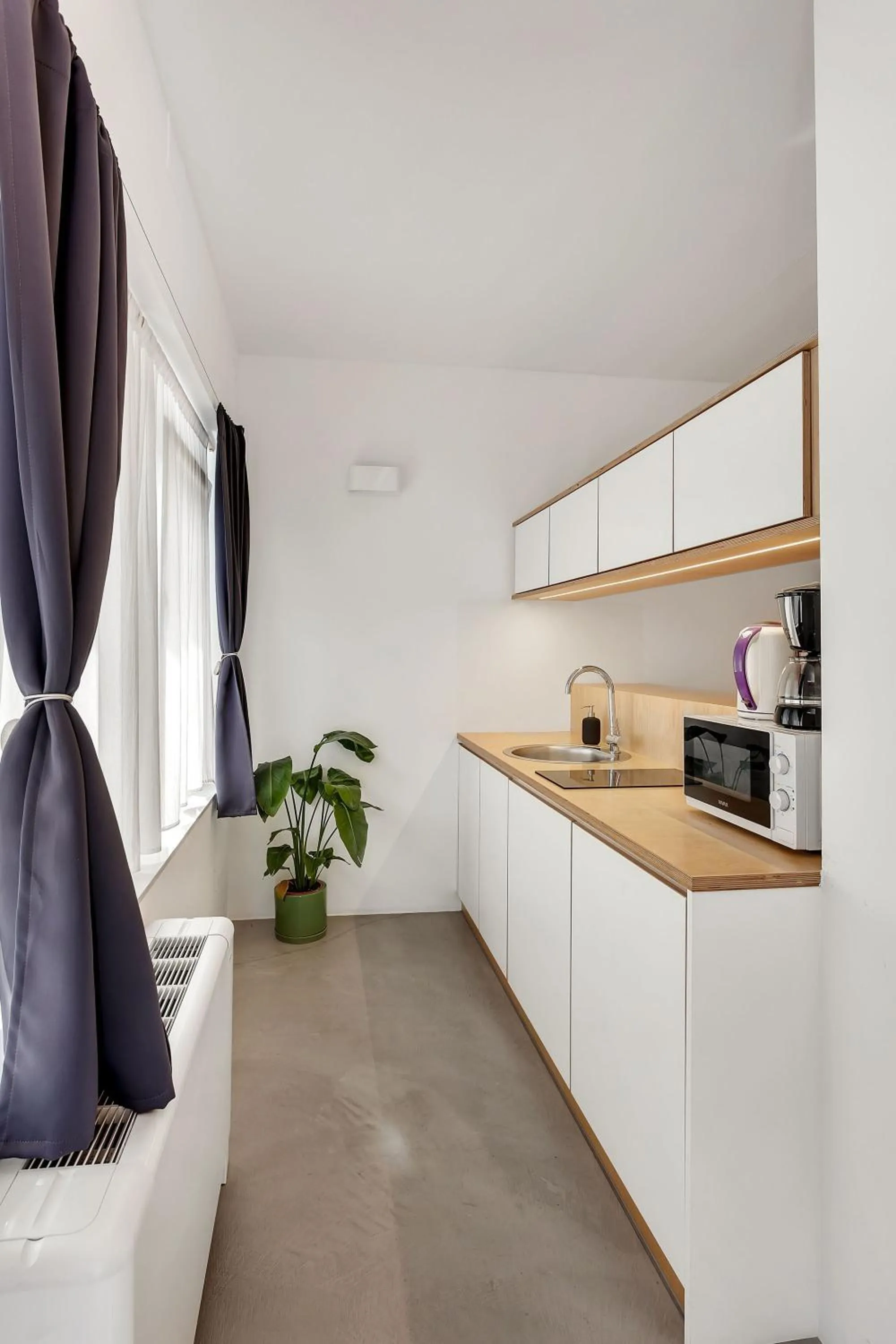 kitchen in Pekarna apartments