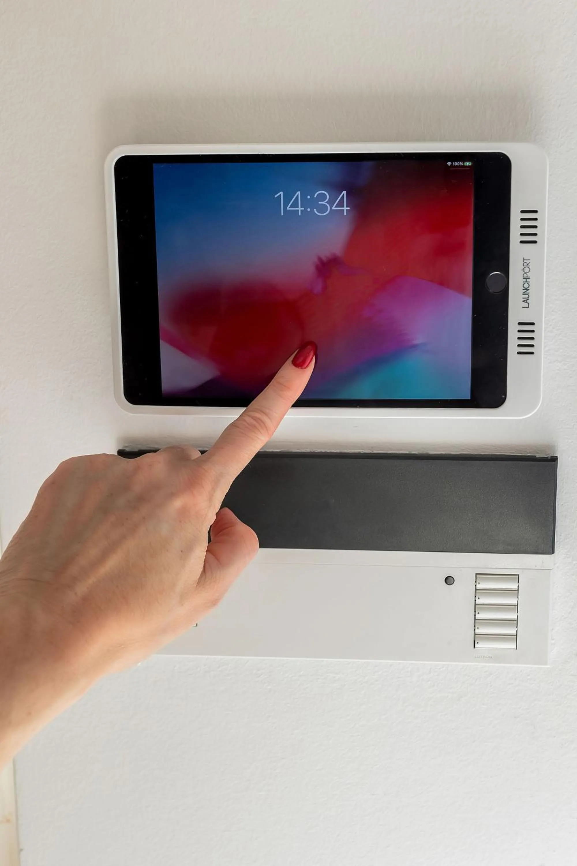 Living room in Pekarna apartments