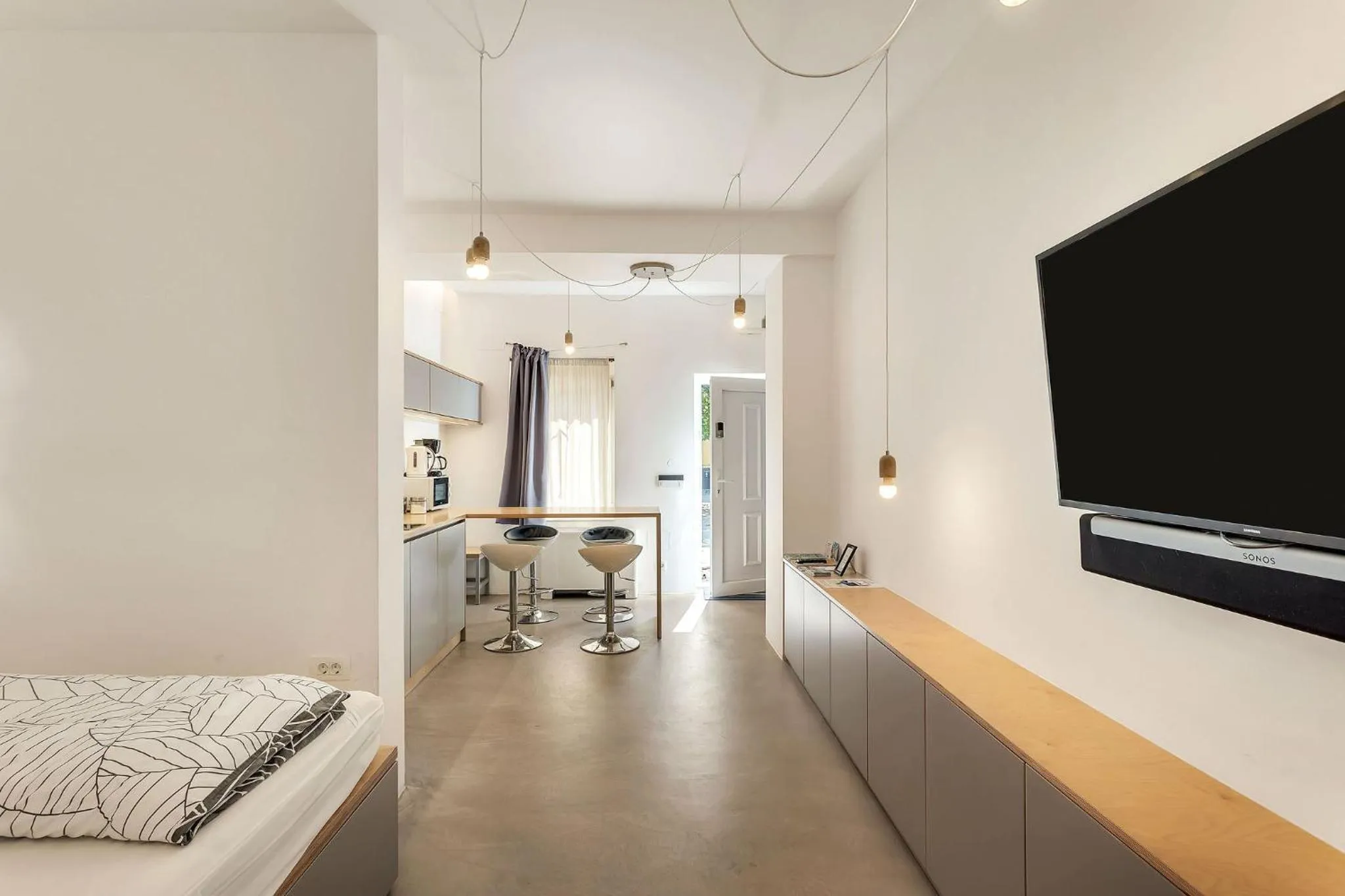 Living room in Pekarna apartments