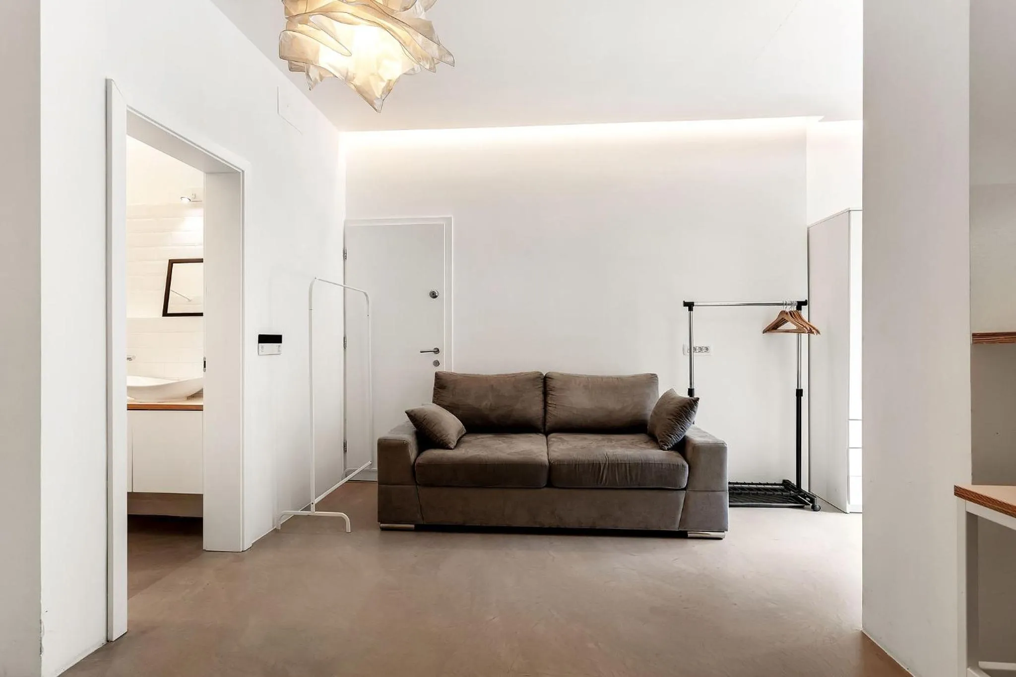 Living room in Pekarna apartments