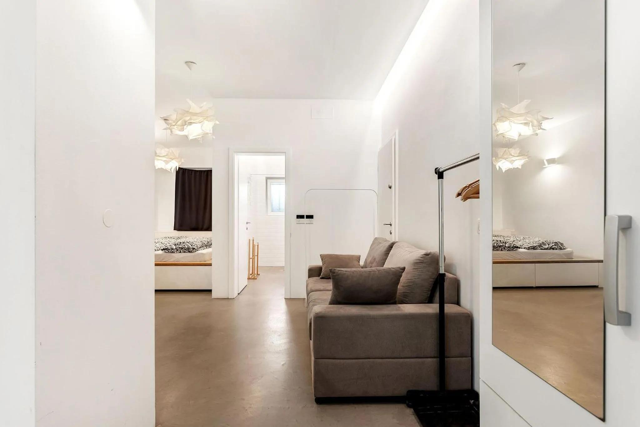 Living room in Pekarna apartments