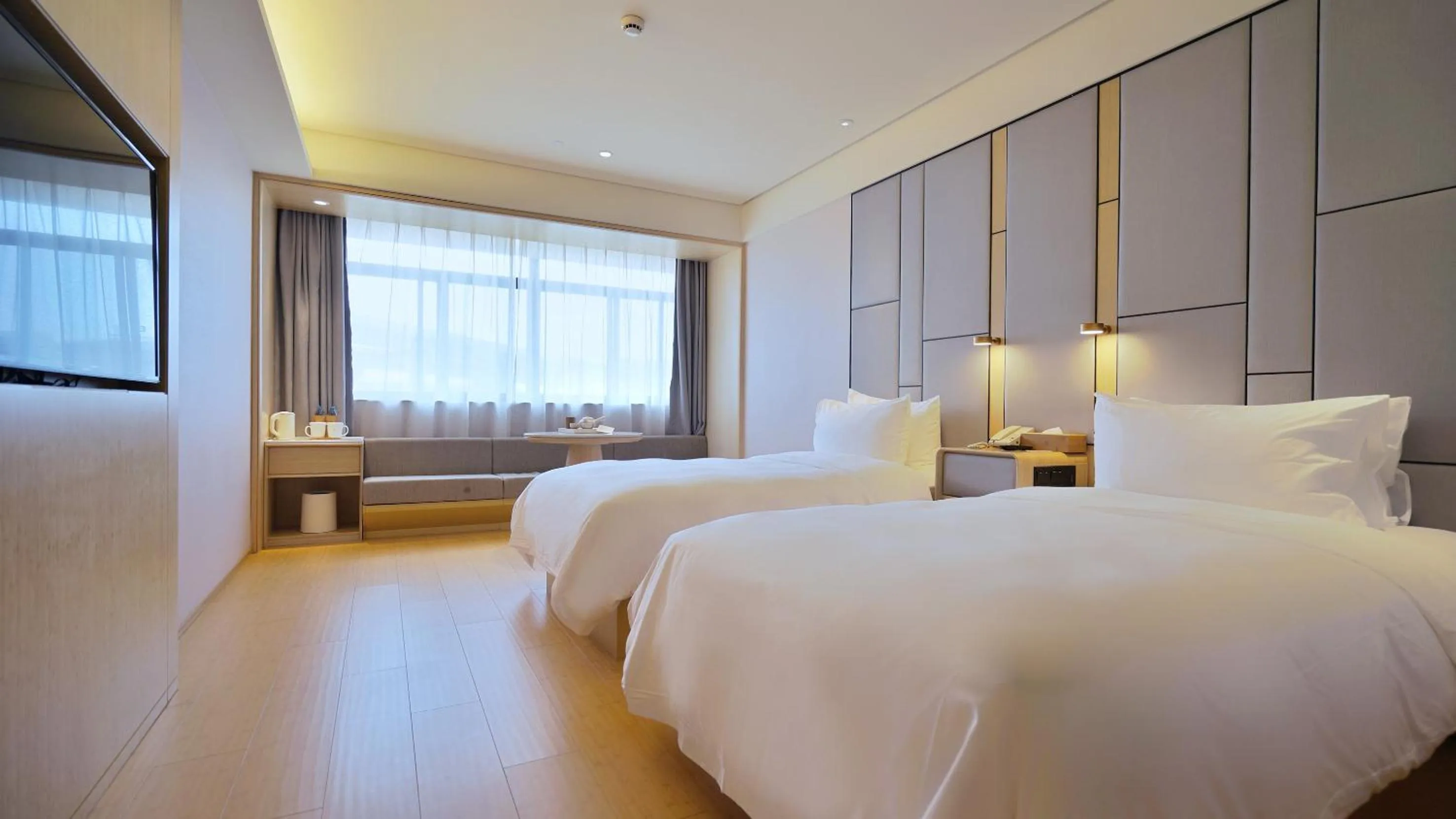 Bed in JI Hotel Shanghai Hongqiao National Convention and Exhibition Center Huaxiang Road