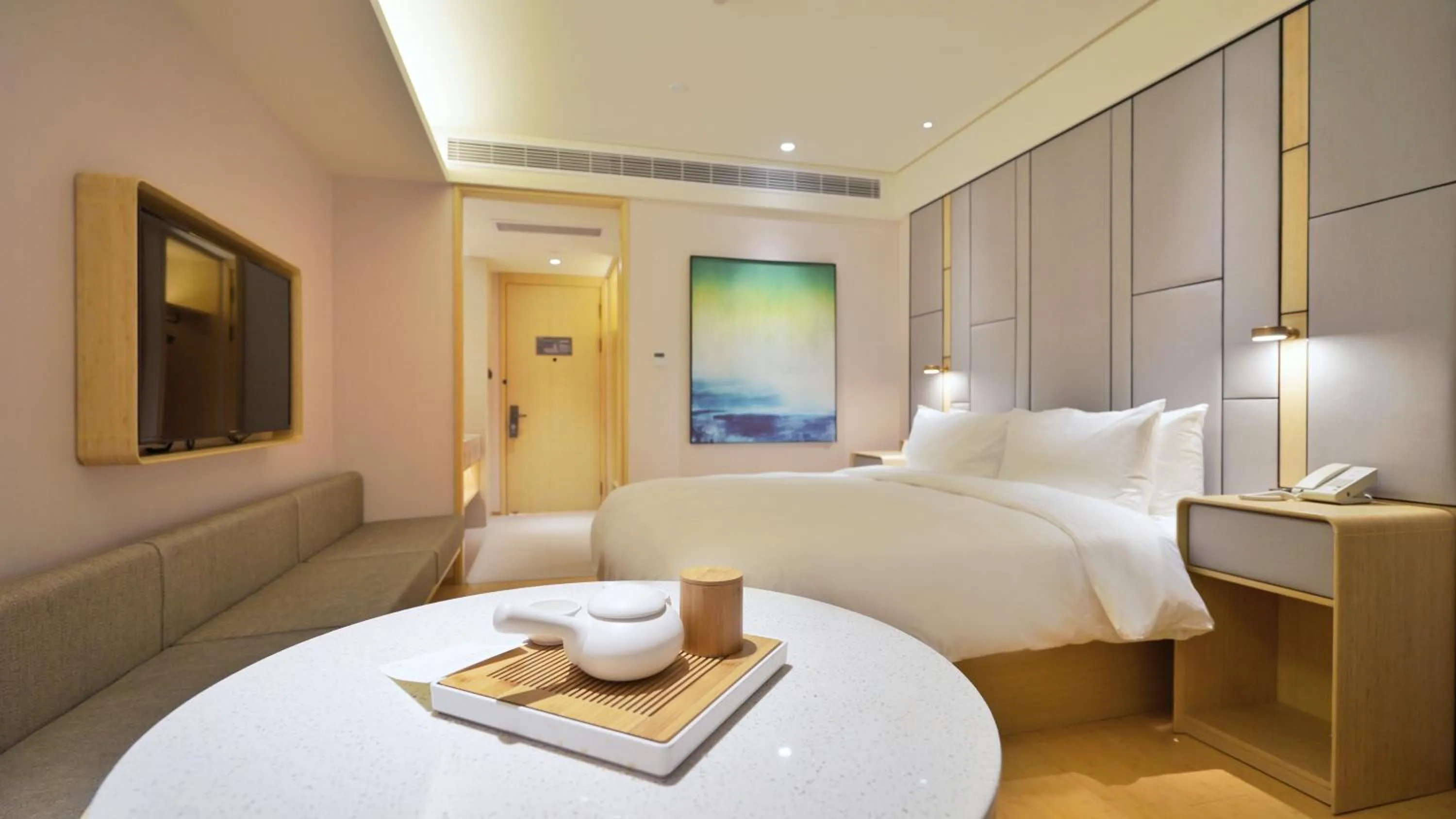 Bed in JI Hotel Shanghai Hongqiao National Convention and Exhibition Center Huaxiang Road