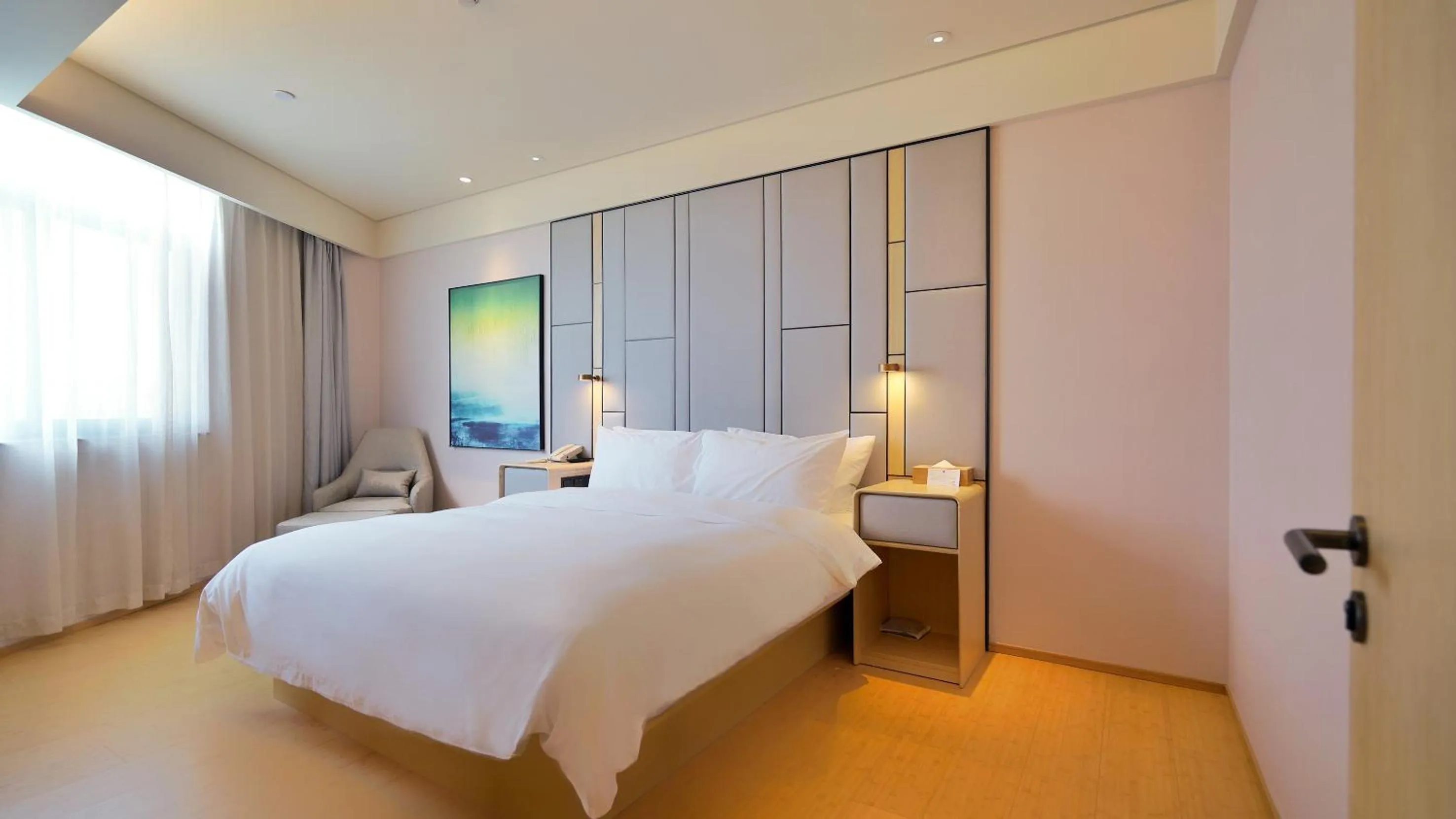 Bed in JI Hotel Shanghai Hongqiao National Convention and Exhibition Center Huaxiang Road