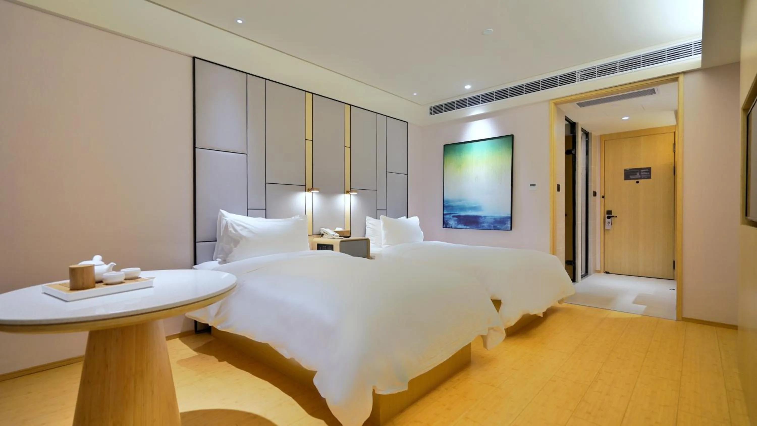 Bed in JI Hotel Shanghai Hongqiao National Convention and Exhibition Center Huaxiang Road