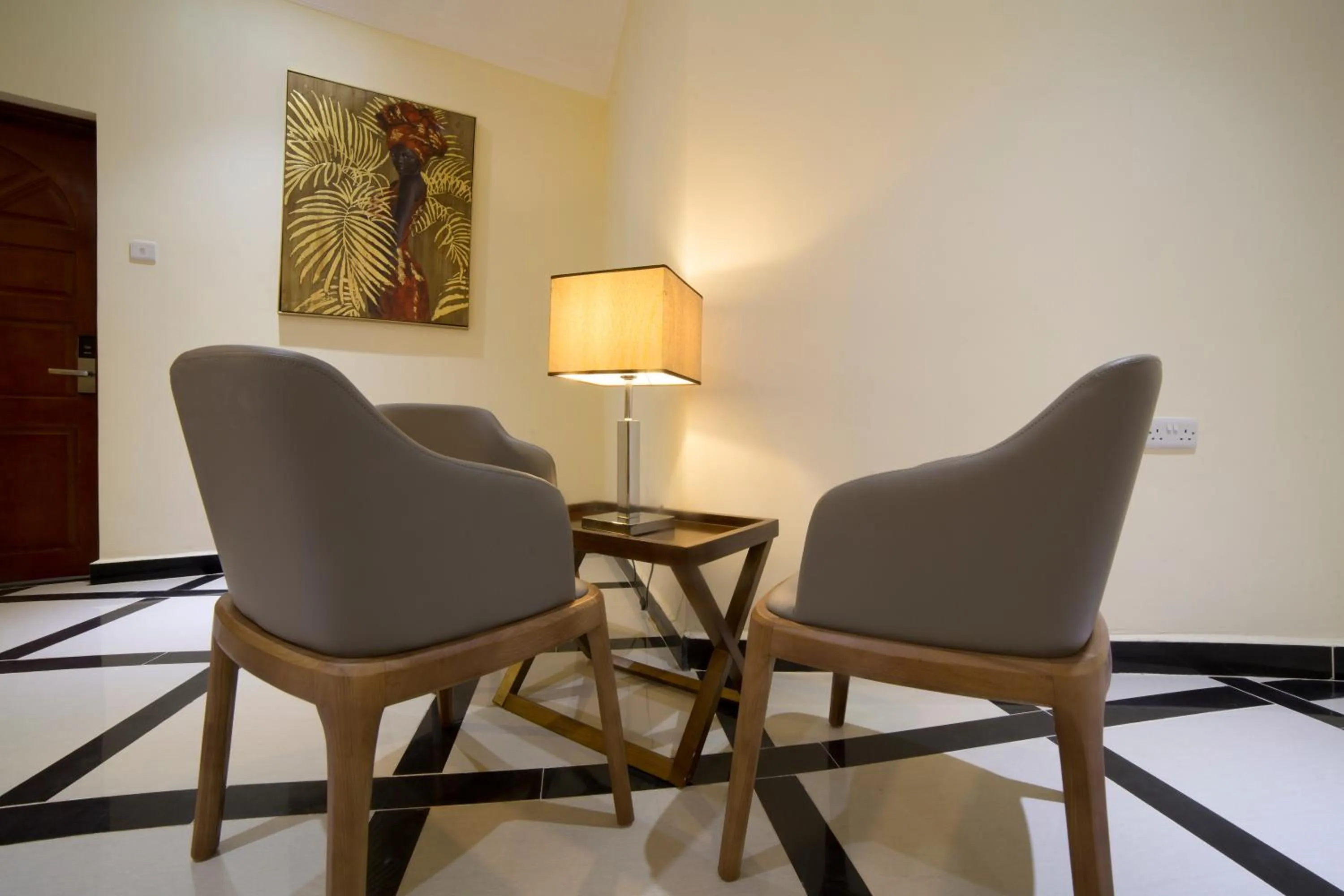 Seating area in Spice Palace Hotel