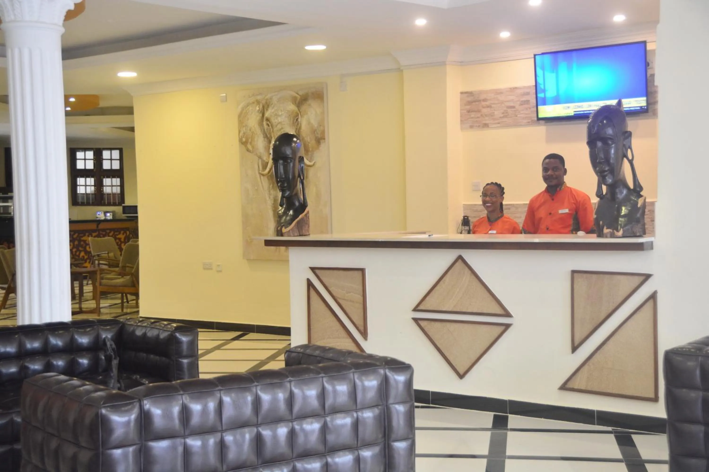 Staff in Spice Palace Hotel