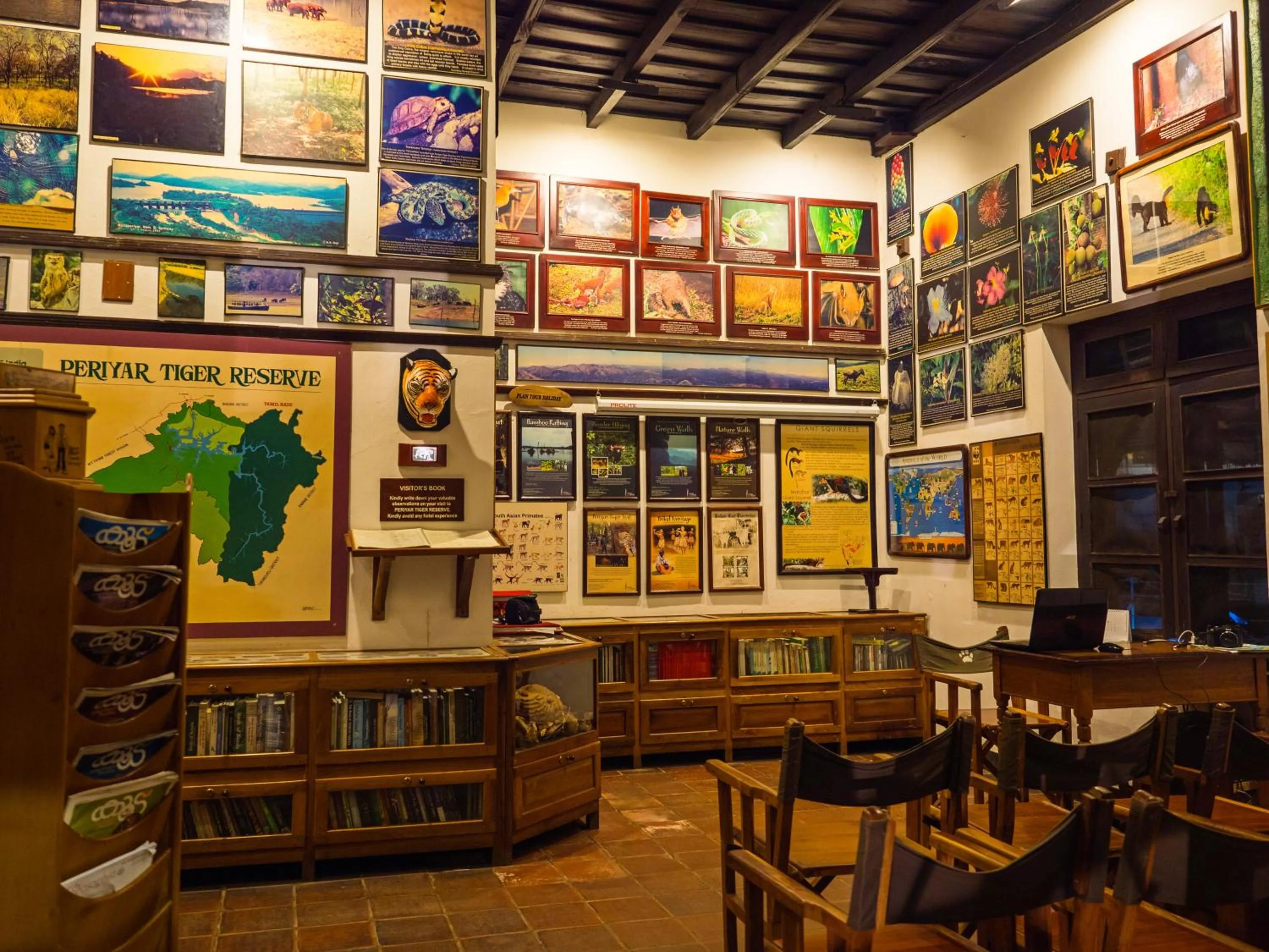 Library in Spice Village Thekkady - A CGH Earth Experience