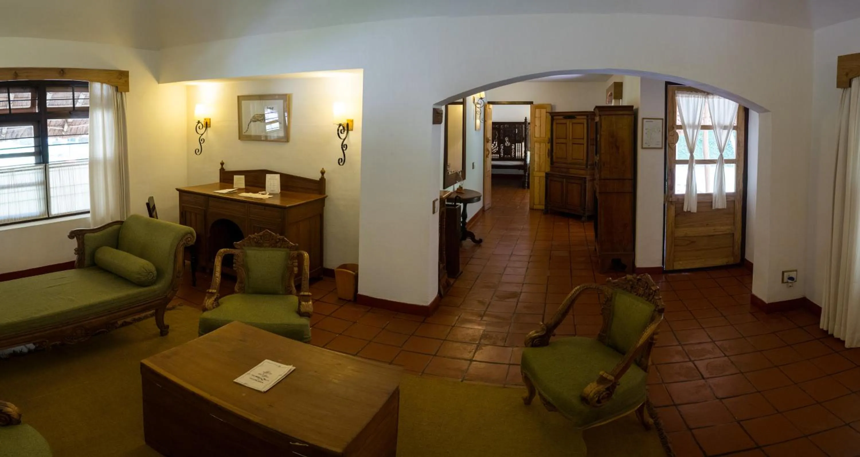 Living room in Spice Village Thekkady - A CGH Earth Experience