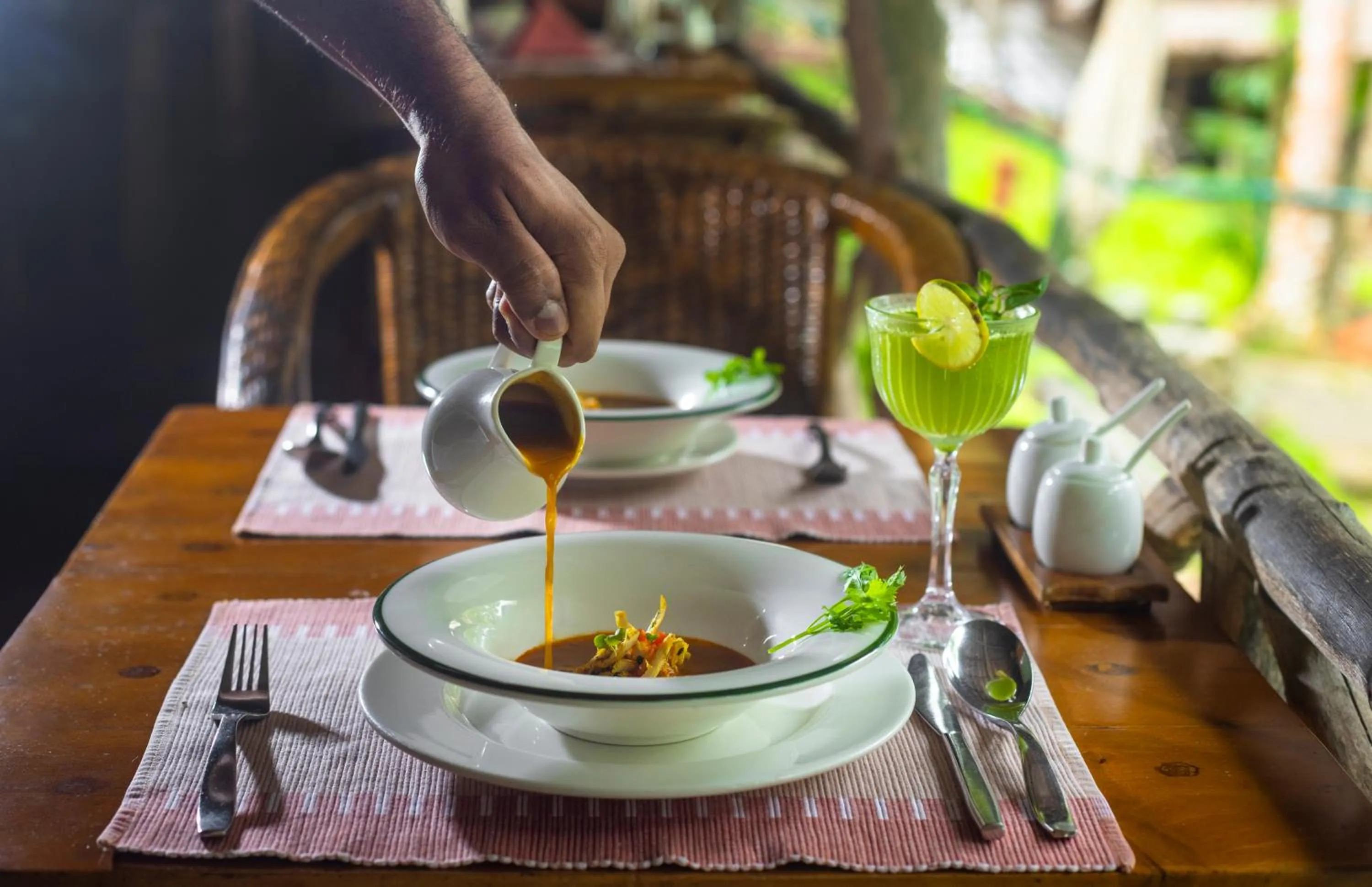 Food and drinks in Spice Village Thekkady - A CGH Earth Experience