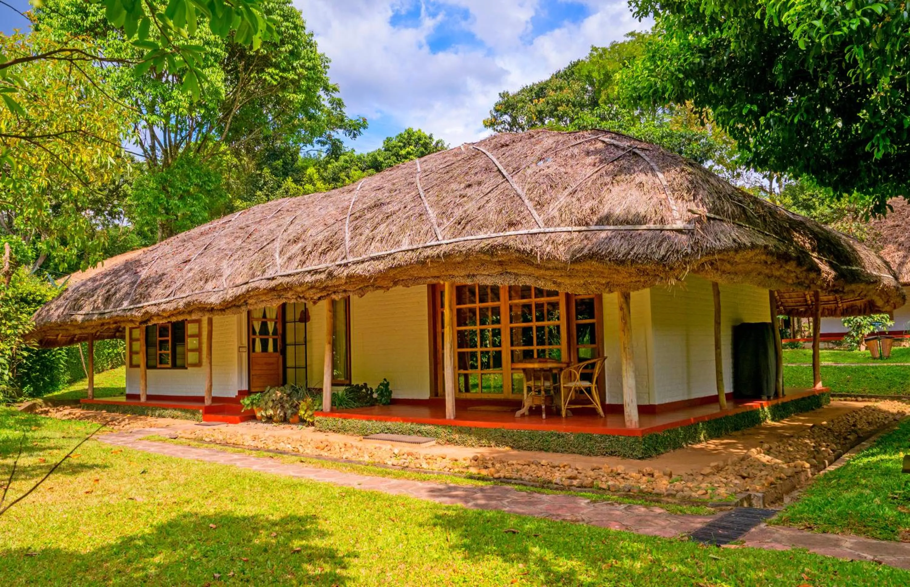 Garden view in Spice Village Thekkady - A CGH Earth Experience