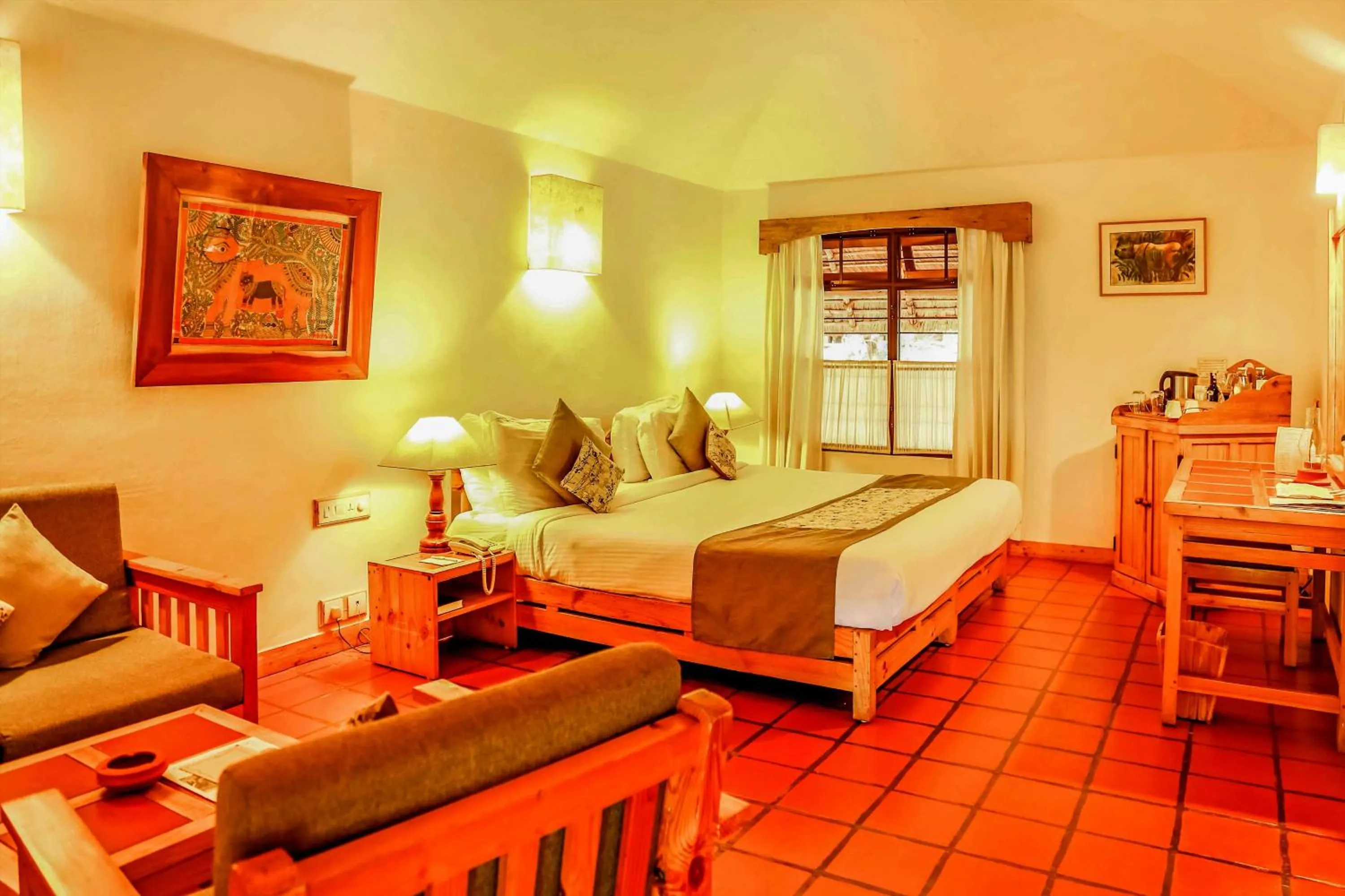 Bed in Spice Village Thekkady - A CGH Earth Experience