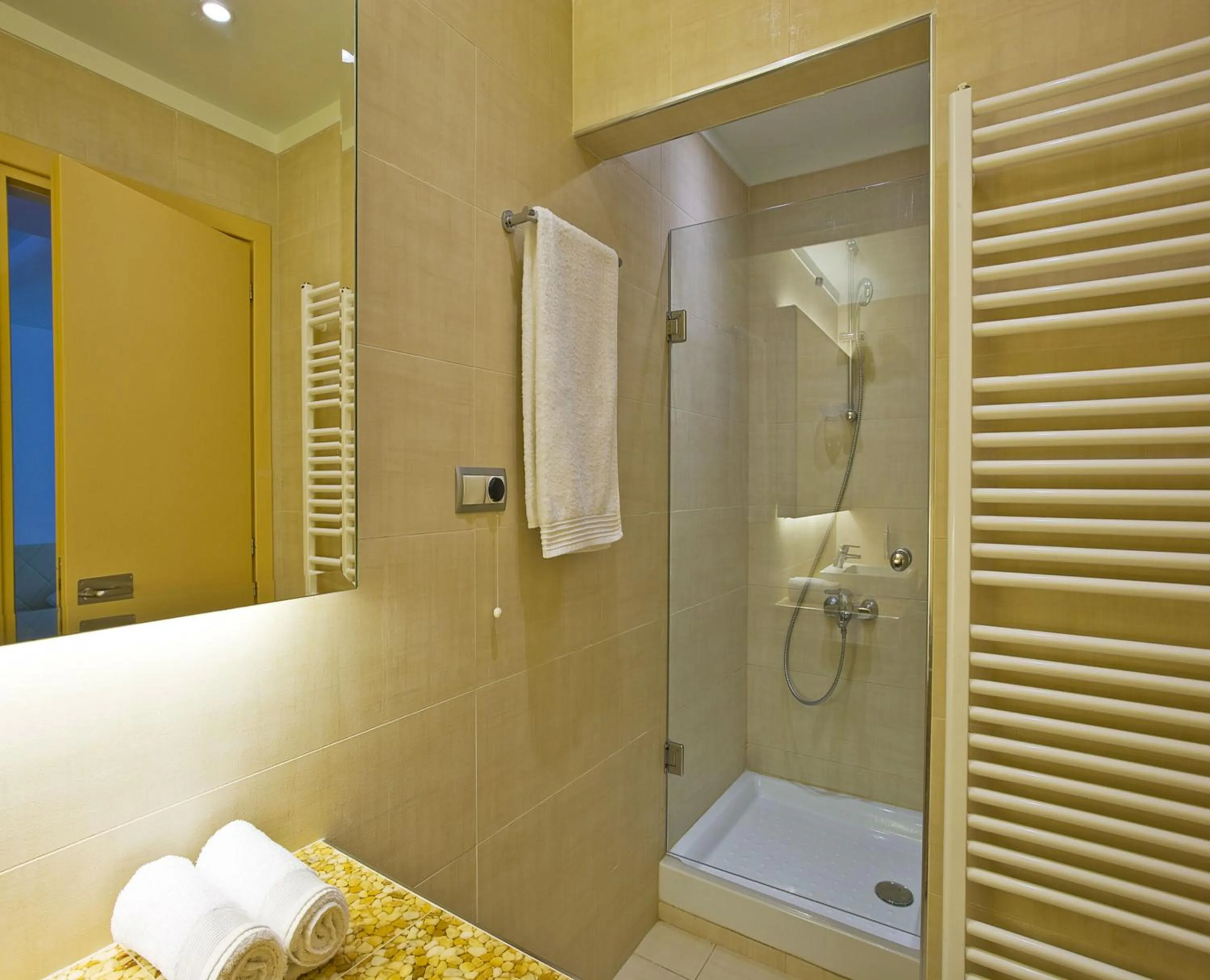 Shower in Nefeli Apartments