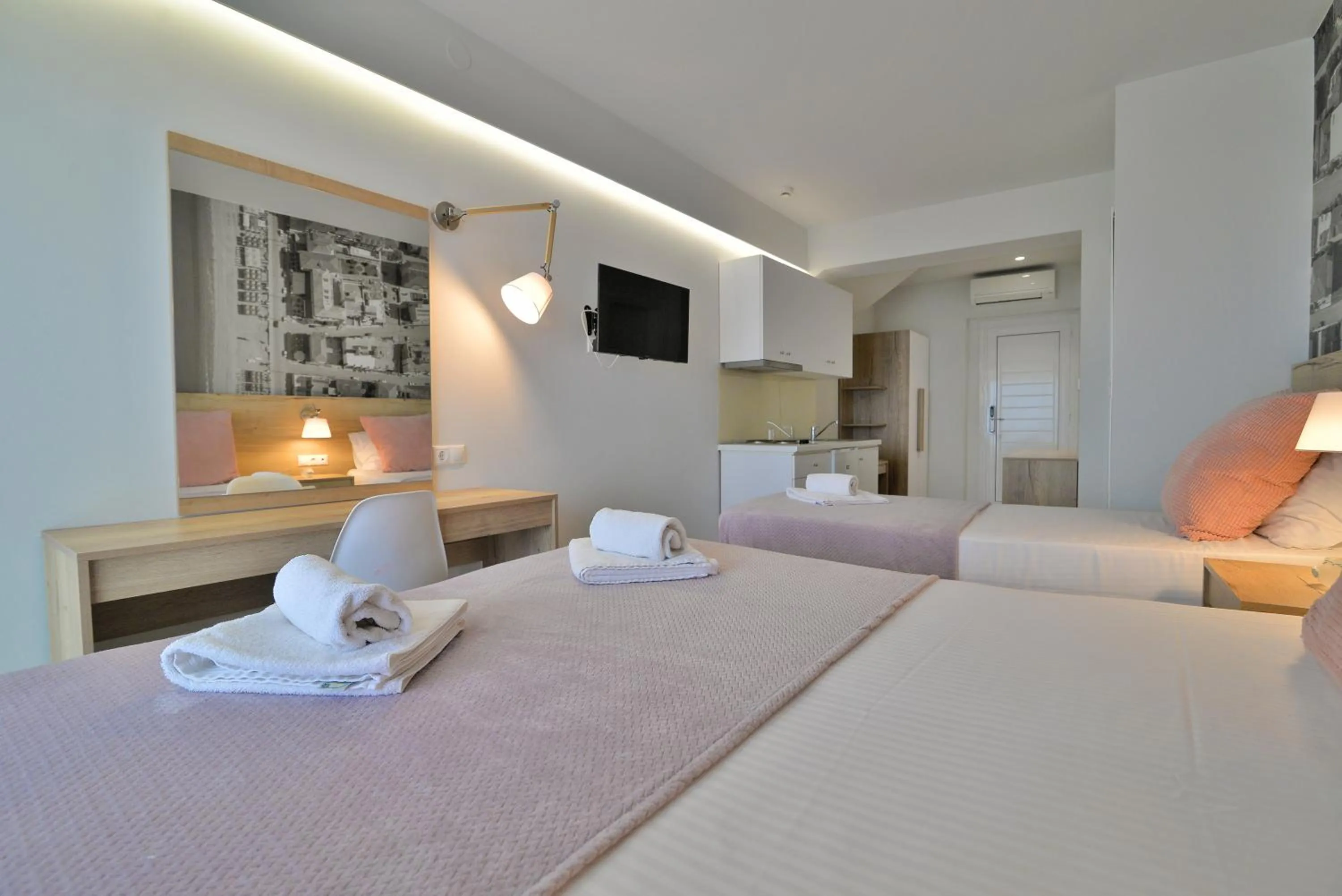 Bed in Nefeli Apartments