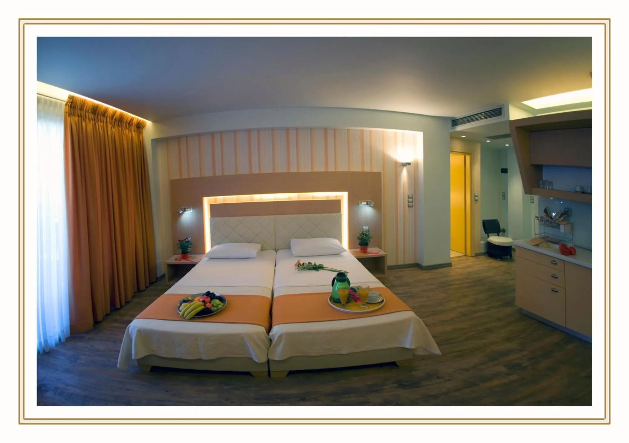 Photo of the whole room, Bed in Nefeli Apartments