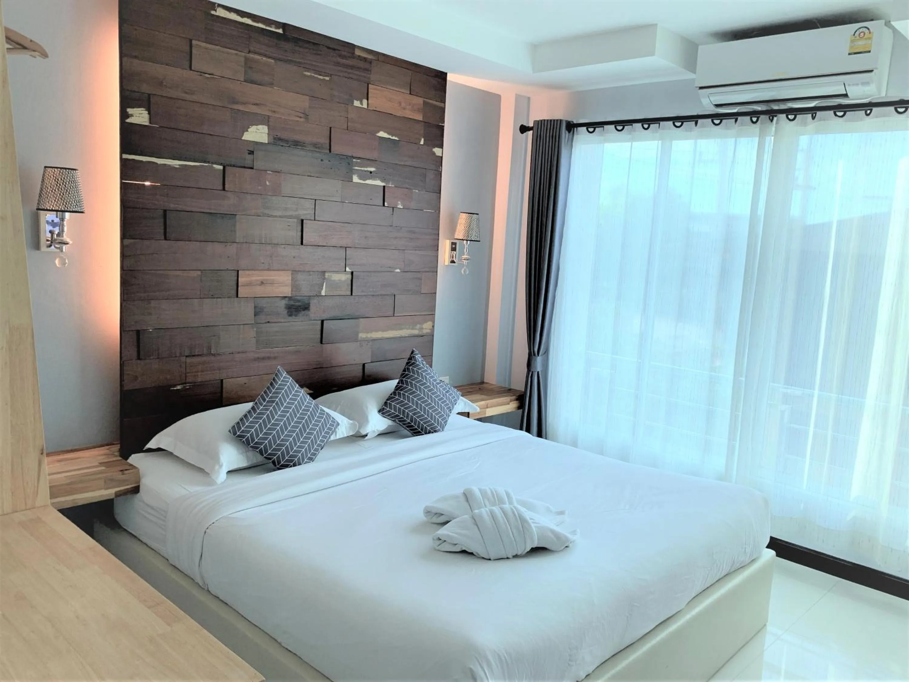 Bed in Nan Panwa Hotel