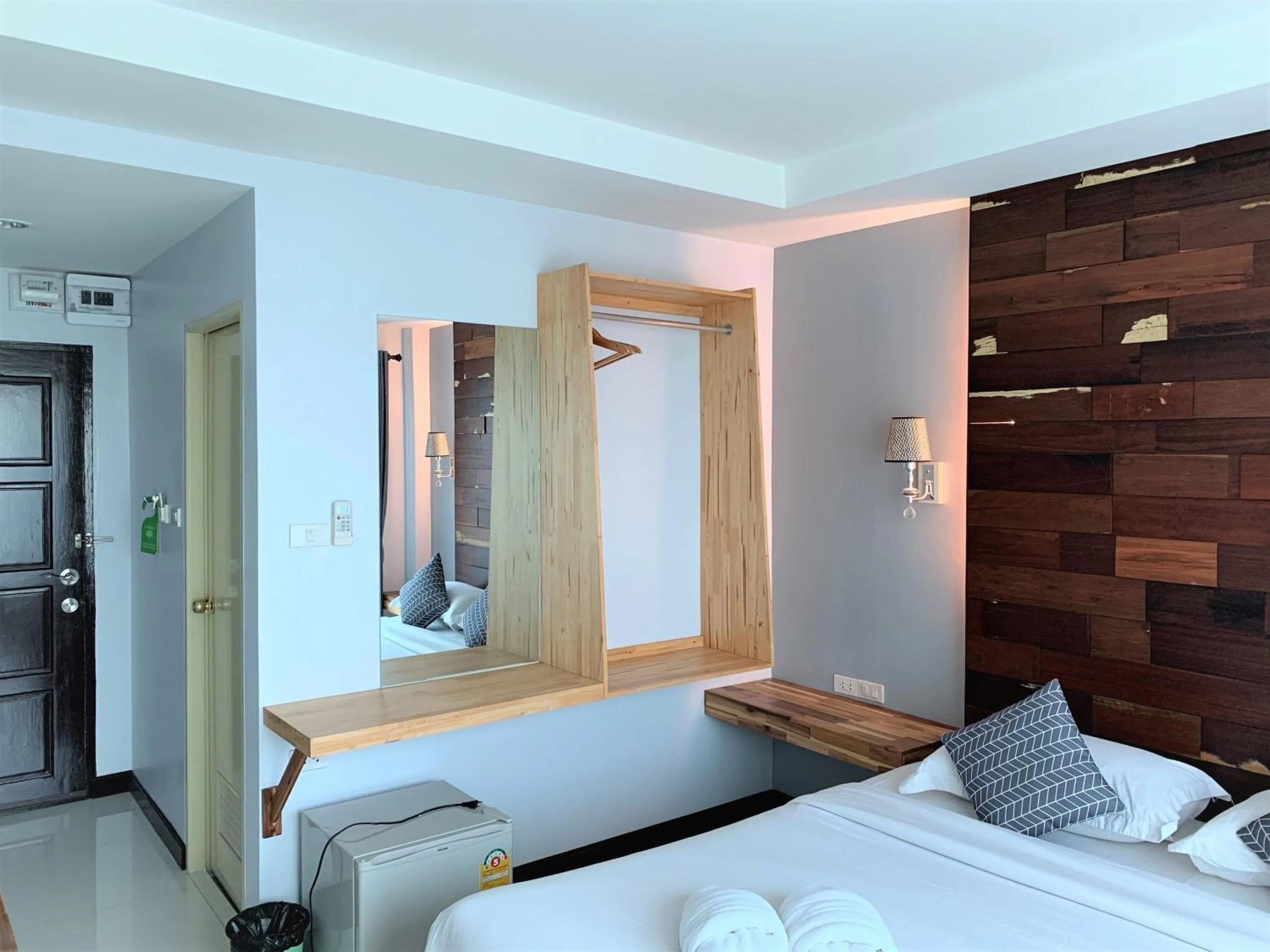 Bed in Nan Panwa Hotel